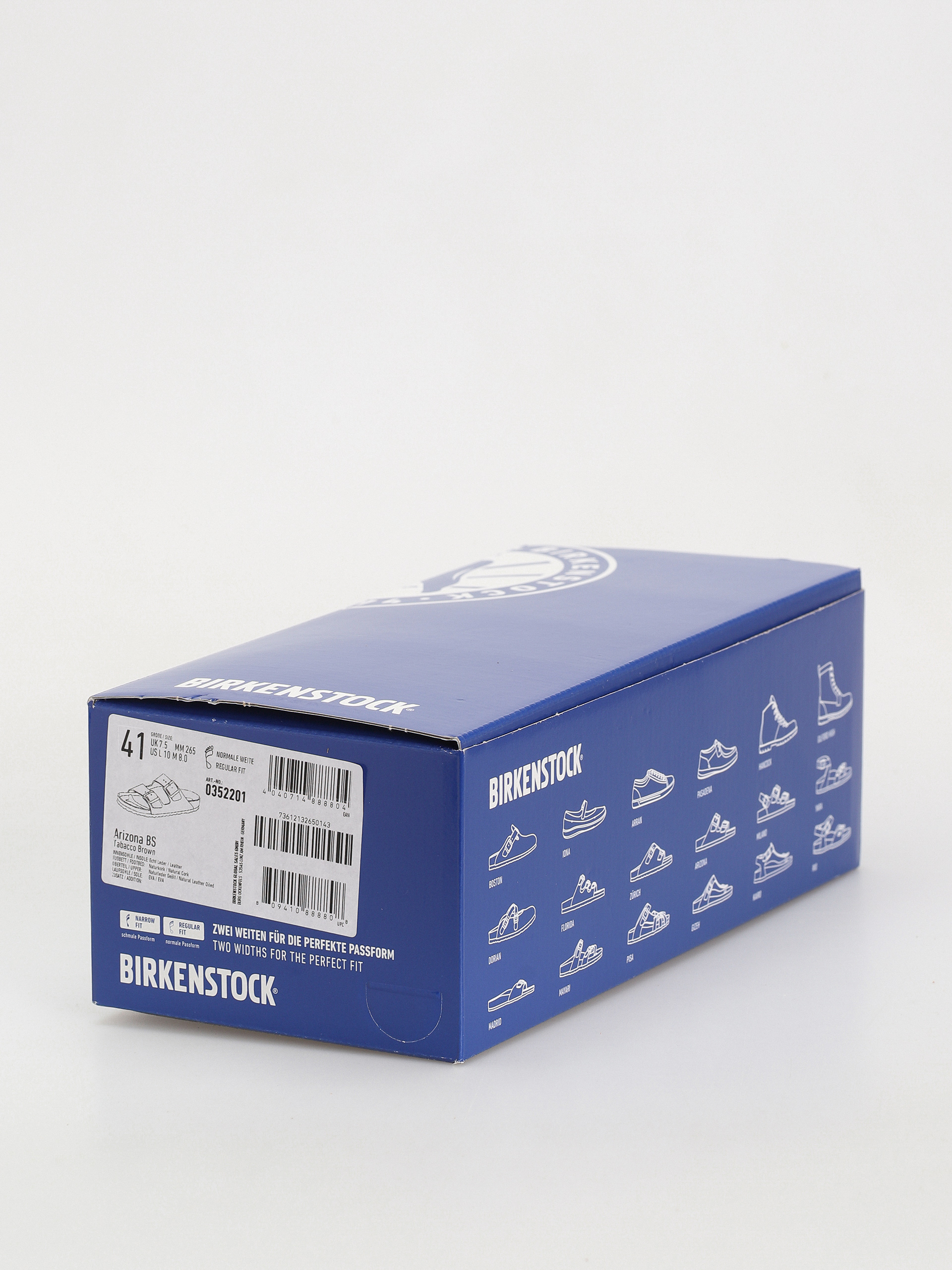 Klapki Birkenstock Arizona Oiled Leather Regular (tobacco brown)