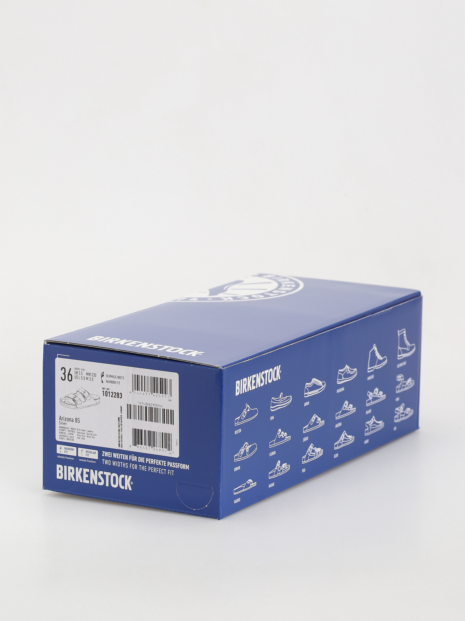 Klapki Birkenstock Arizona Birko Flor Narrow Wmn (silver)