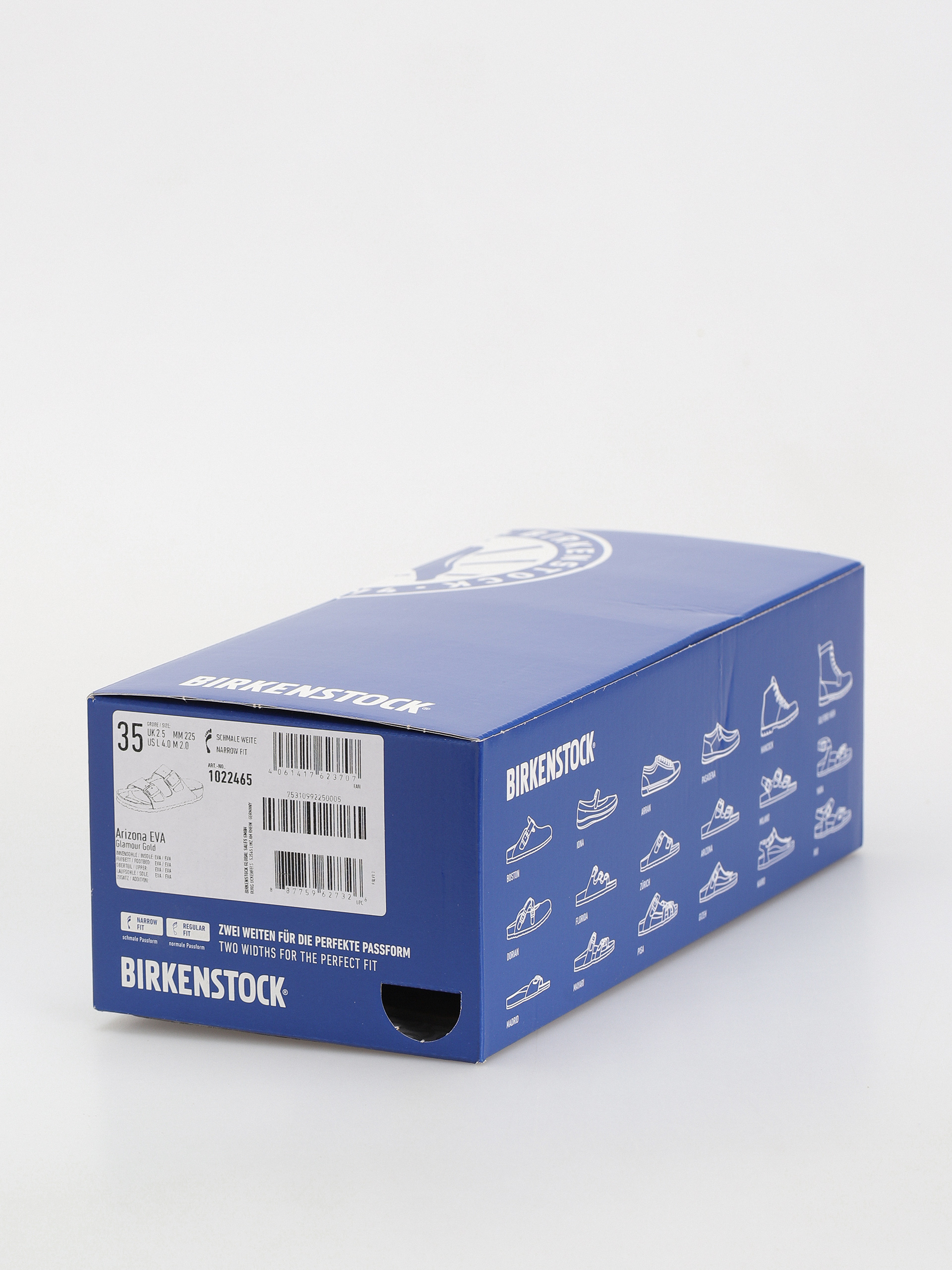 Klapki Birkenstock Arizona EVA Narrow Wmn (glamour gold)