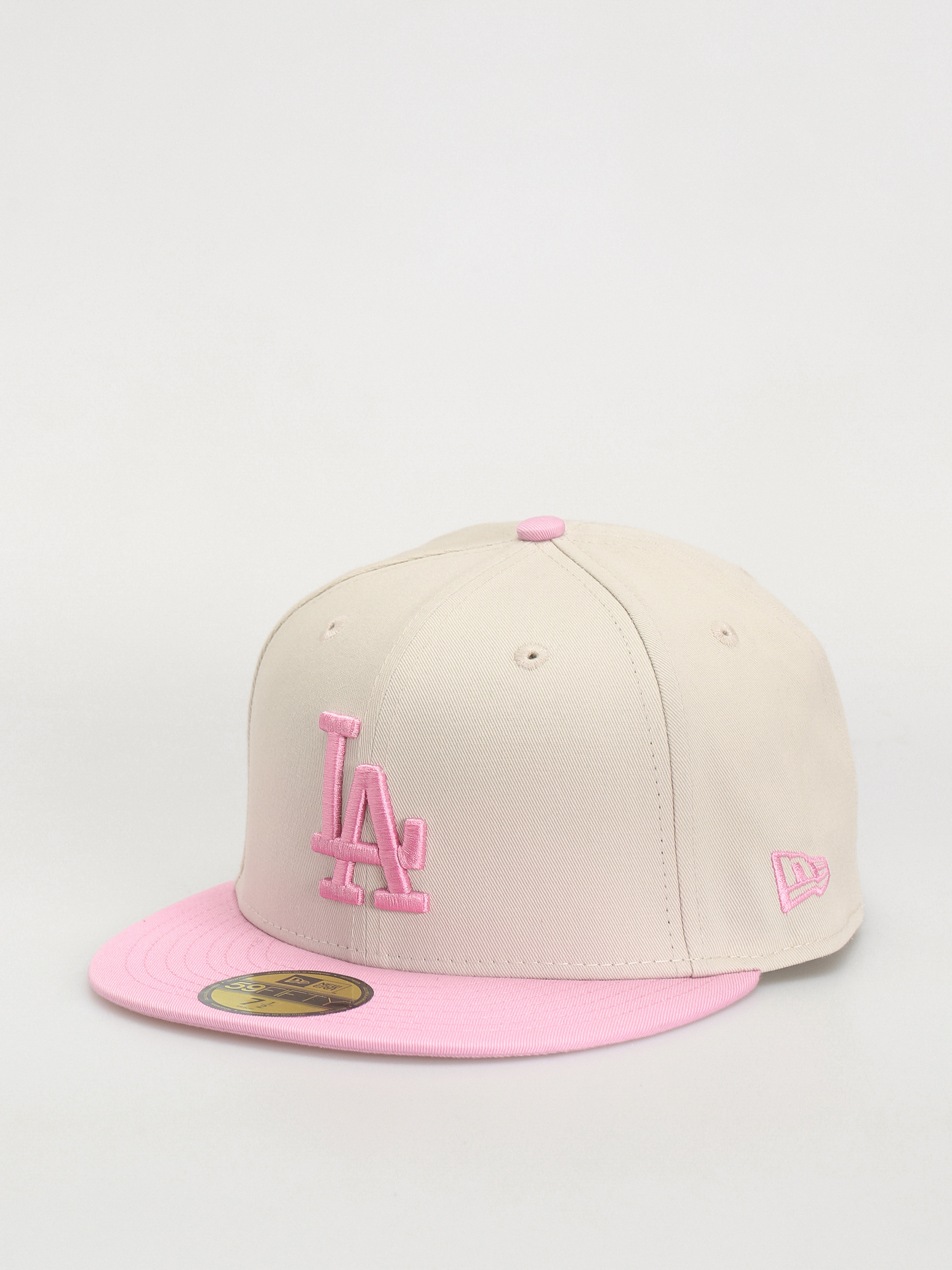 Czapka z daszkiem New Era White Crown 59Fifty Los Angeles Dodgers (pink/ivory)