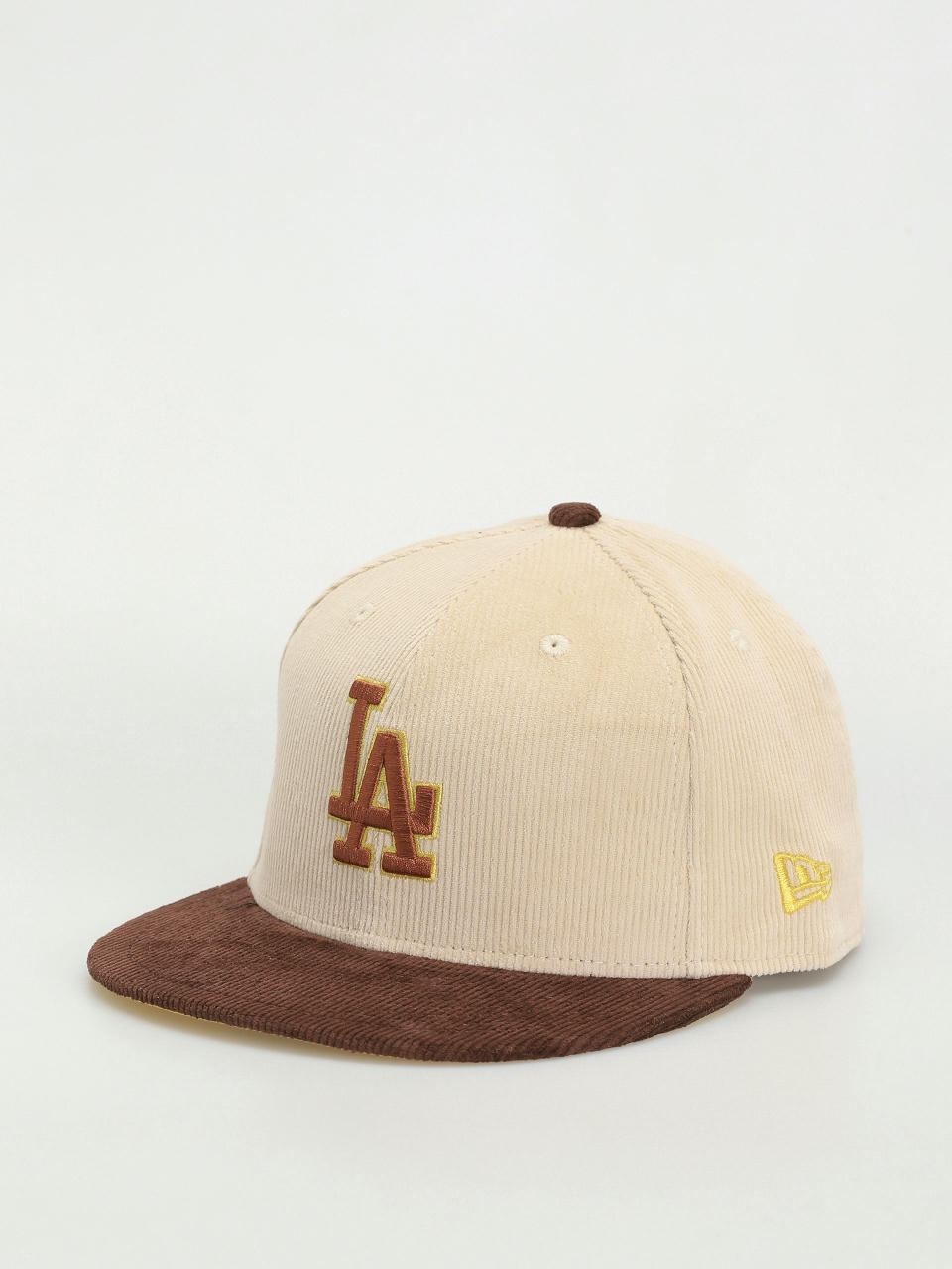 Czapka z daszkiem New Era Cord 59Fifty Los Angeles Dodgers (brown/stone)