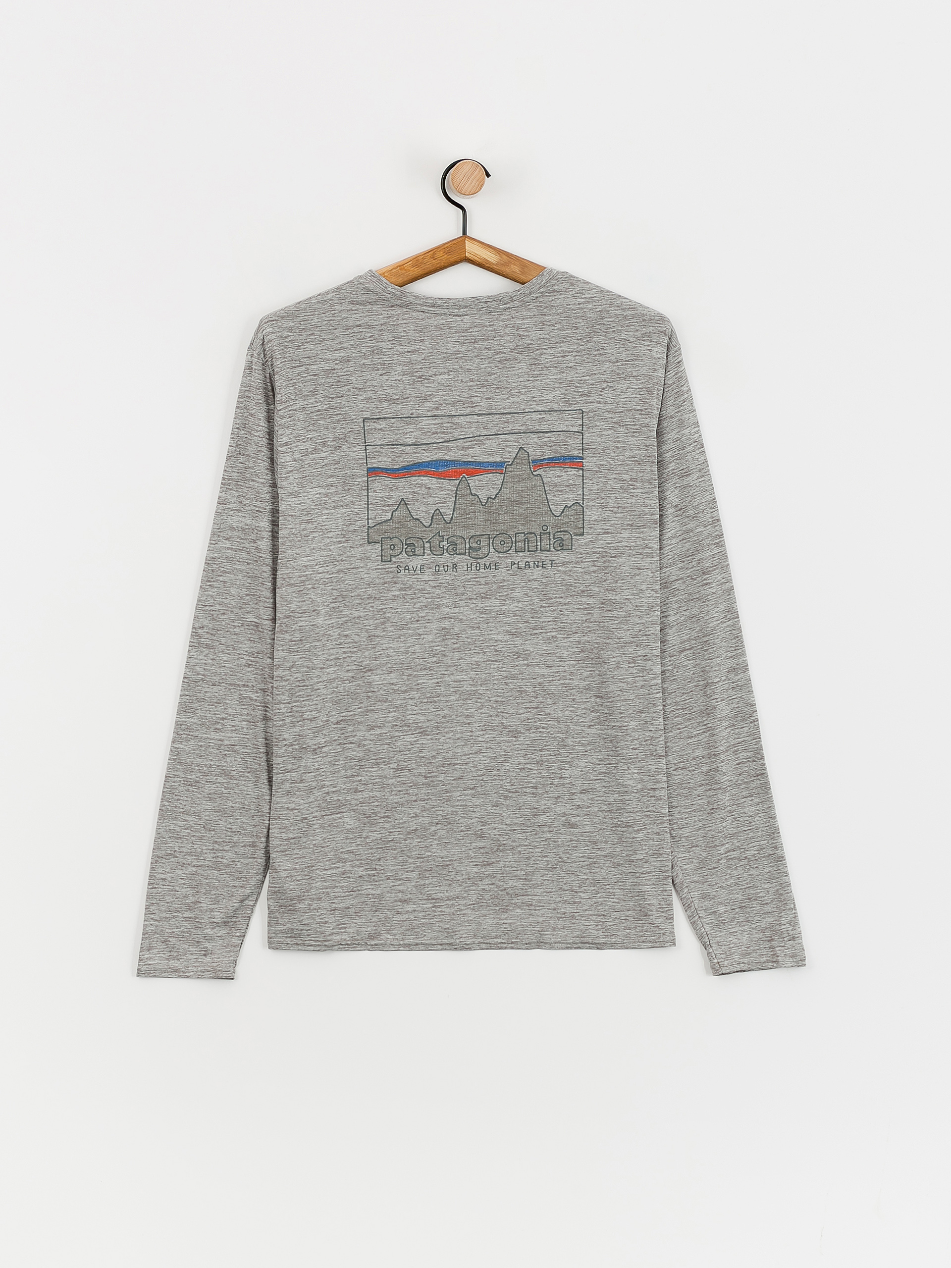 Longsleeve Patagonia Cap Cool Daily Graphic (73 skyline feather grey)