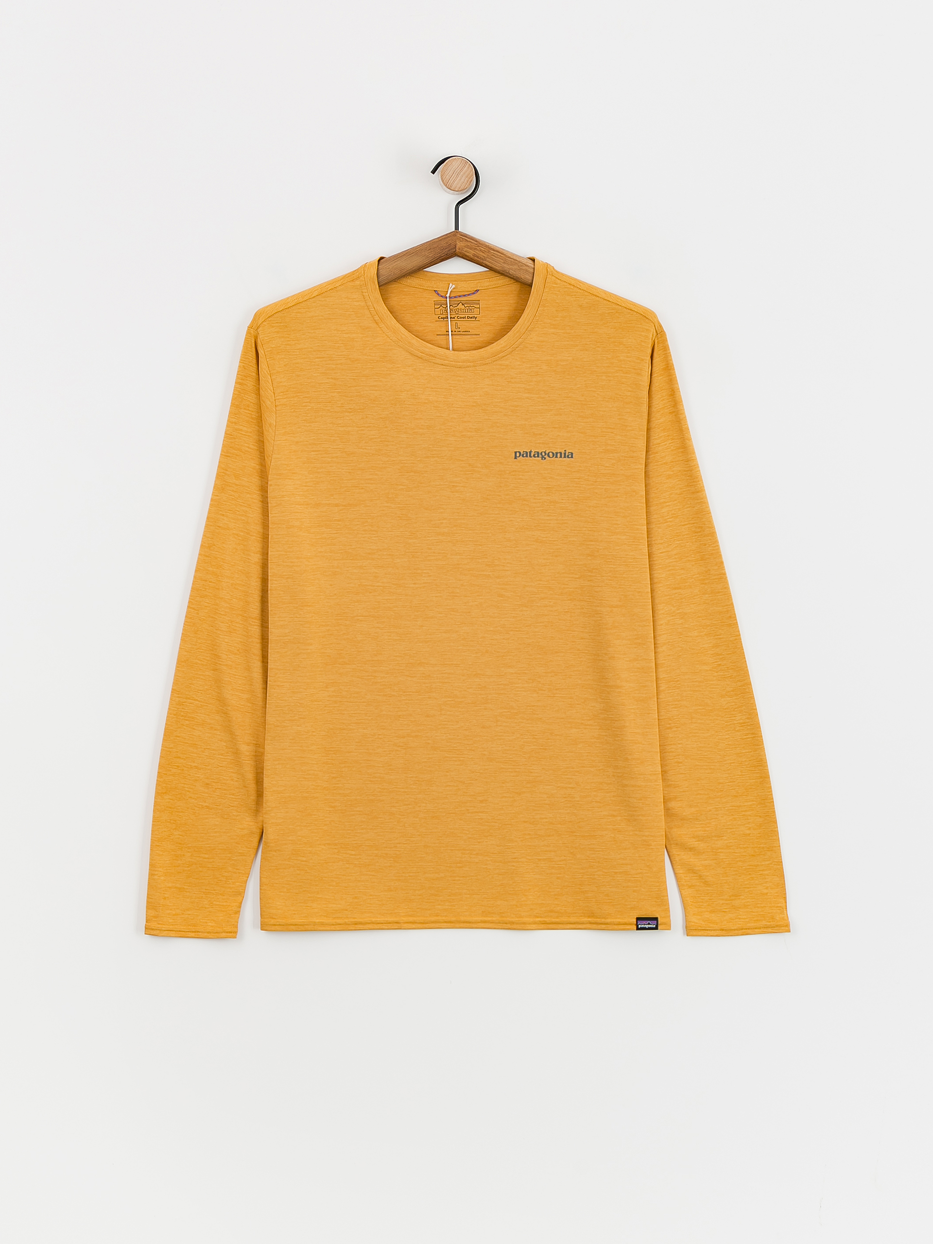 Longsleeve Patagonia Cap Cool Daily Graphic (boardshort logo pufferfish gold x-dye)