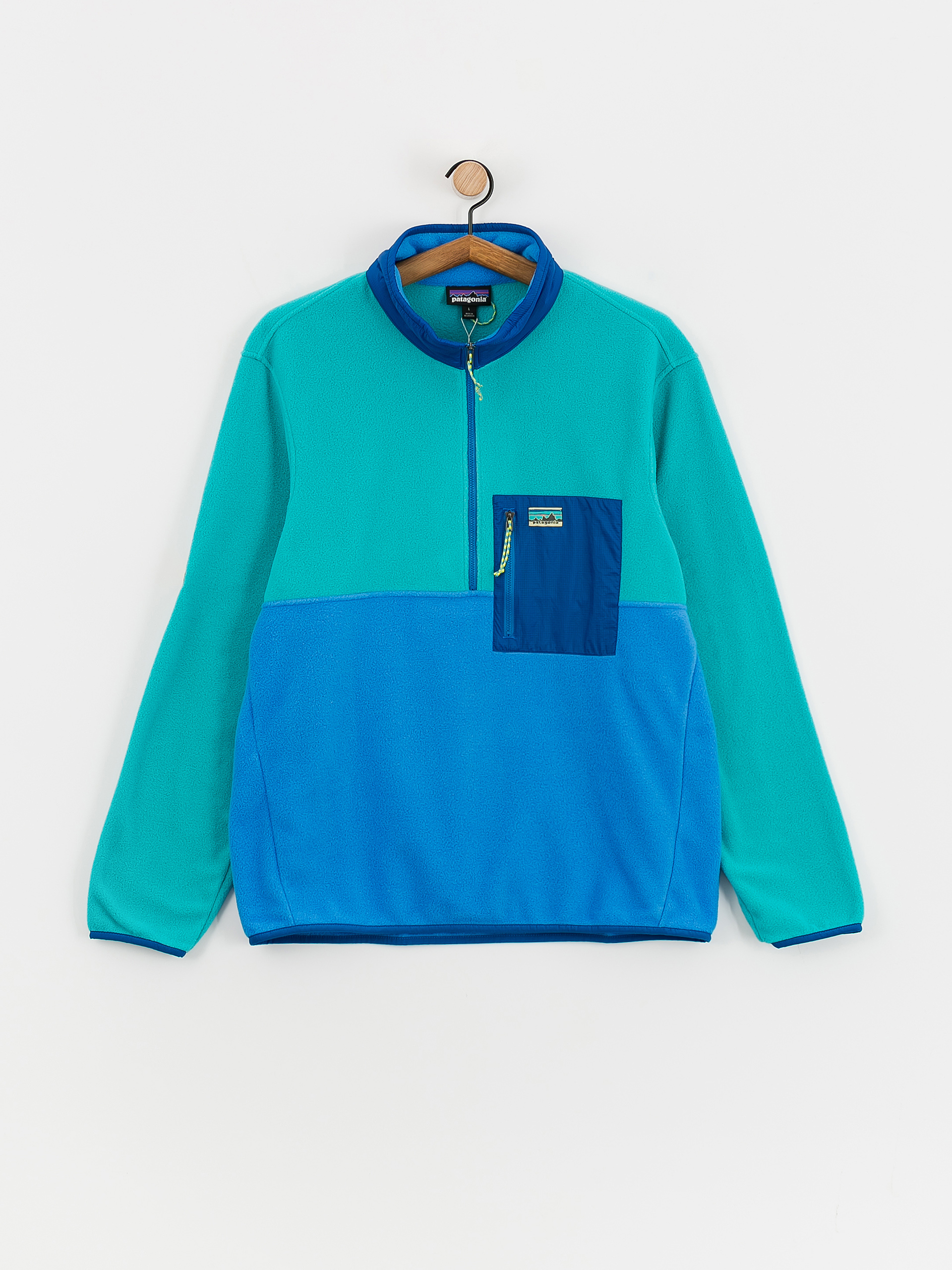 Polar Patagonia Microdini 1/2 Zip (vessel blue)