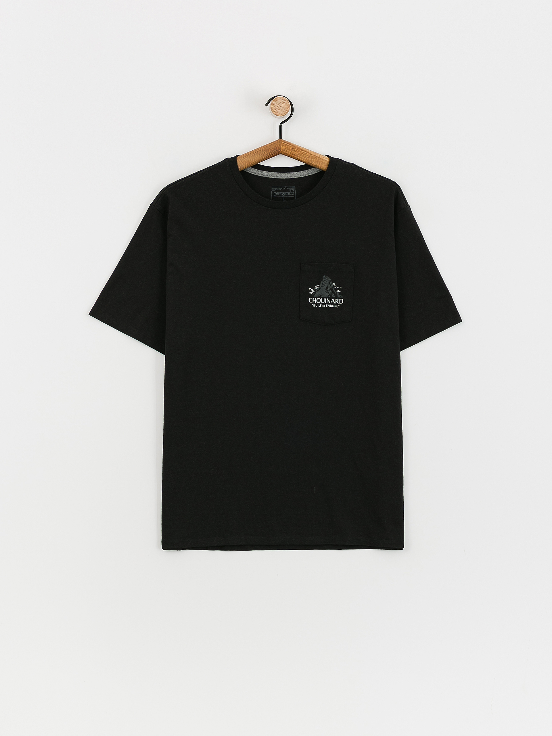 T-shirt Patagonia Chouinard Crest Pocket Responsibili (ink black)