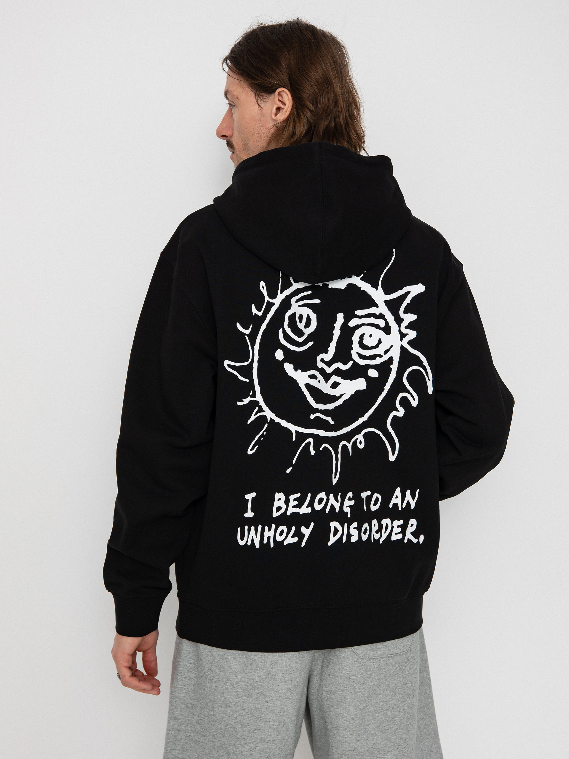 Bluza z kapturem OBEY Obey Disorder HD (black)