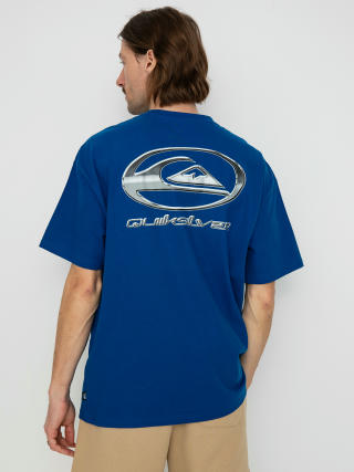 T-shirt Quiksilver Chrome Logo (monaco blue)