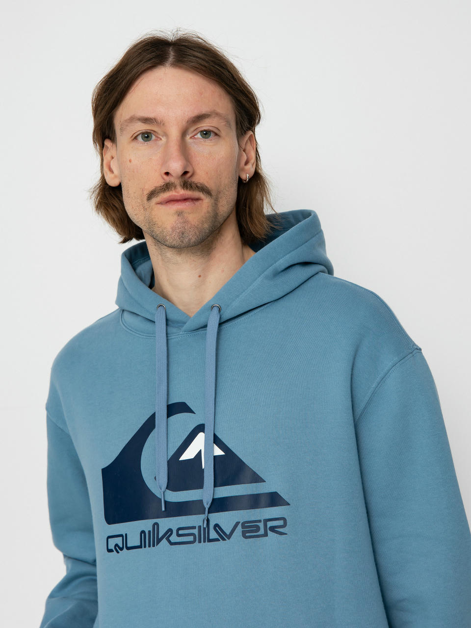 Bluza z kapturem Quiksilver Big Logo HD (blue shadow)