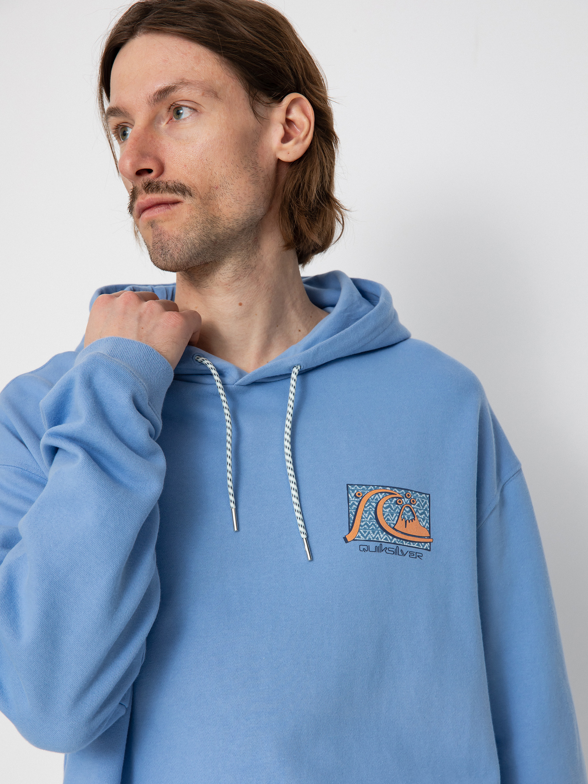 Bluza z kapturem Quiksilver Apog Heritage HD (hydrangea)