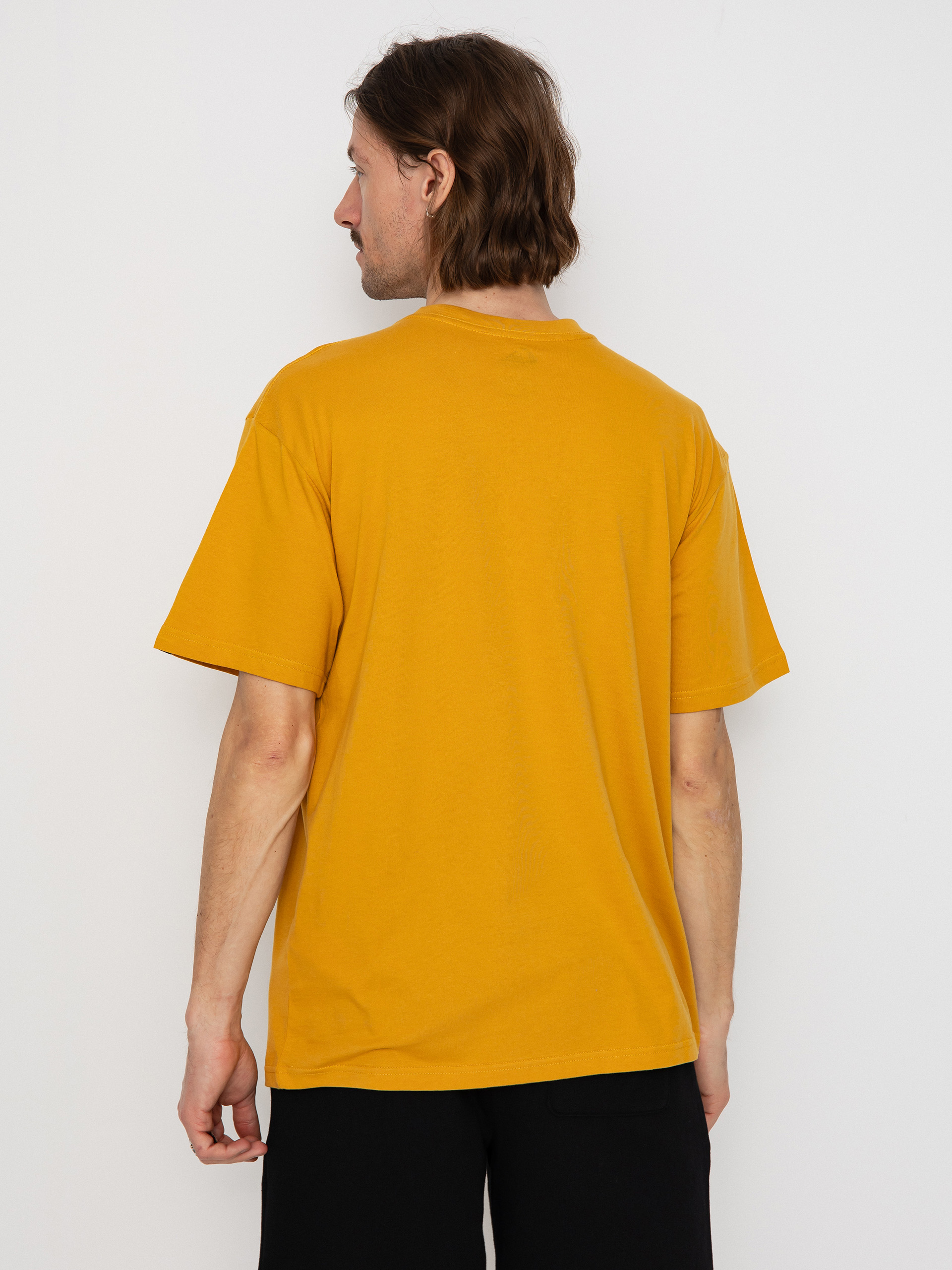 T-shirt Quiksilver Comp Logo (mustard)