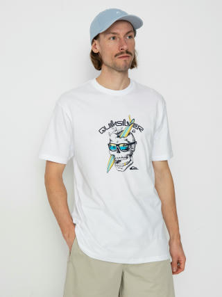 T-shirt Quiksilver One Last Surf (white)