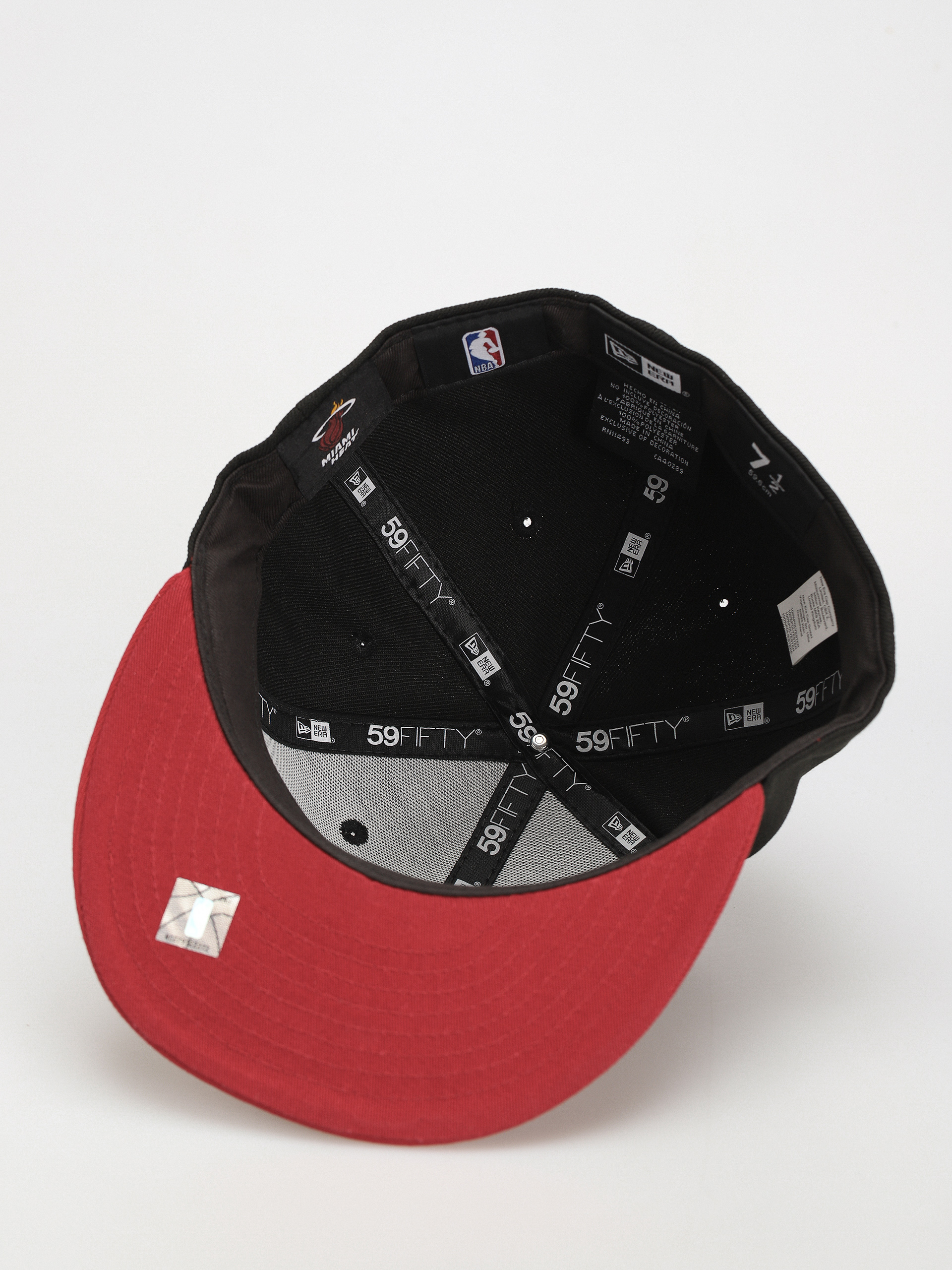 Czapka z daszkiem New Era NBA Essential 59Fifty Miami Heat (black/red)