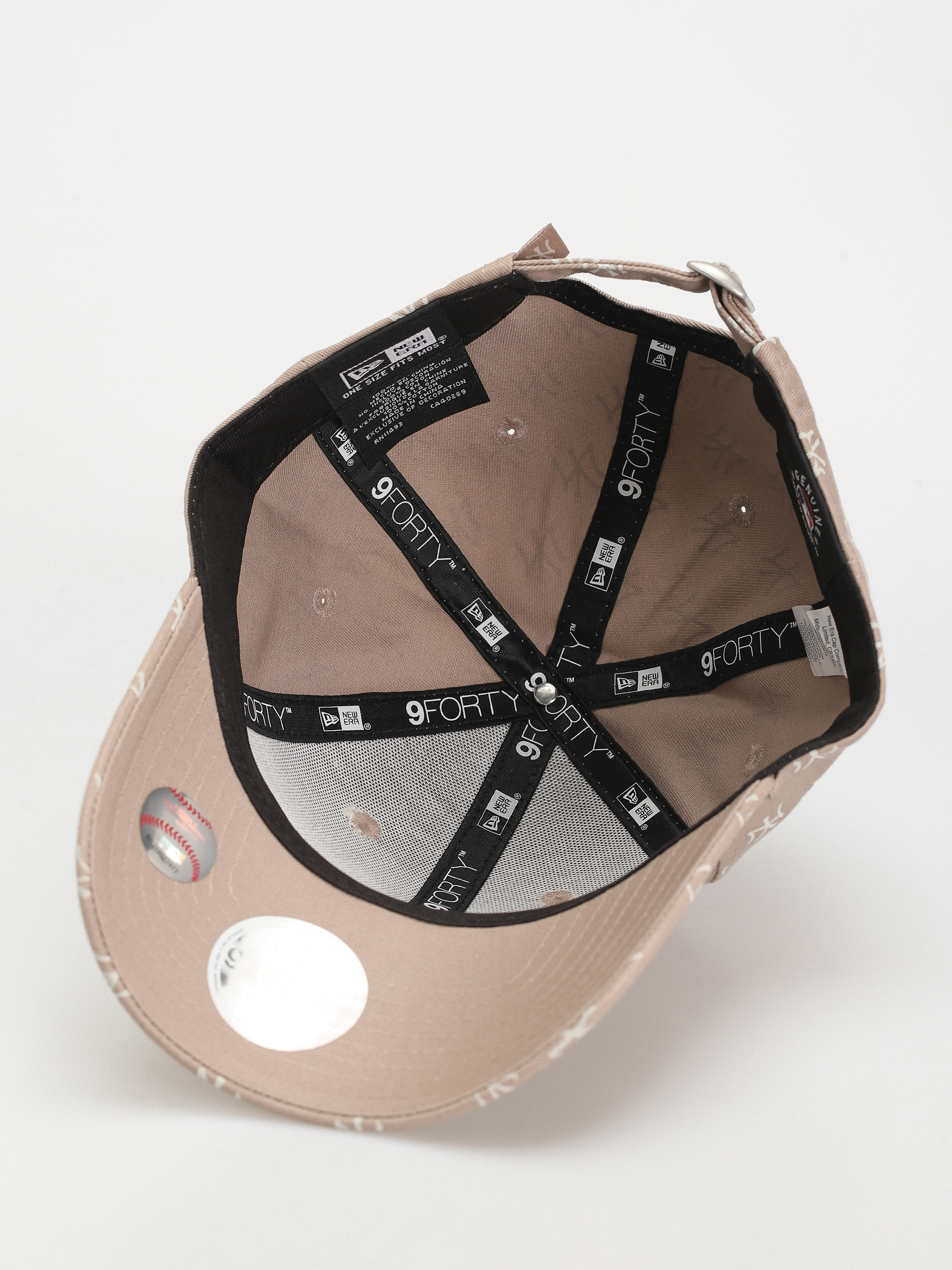 Czapka z daszkiem New Era Monogram 9Forty New York Yankees Wmn (brown)