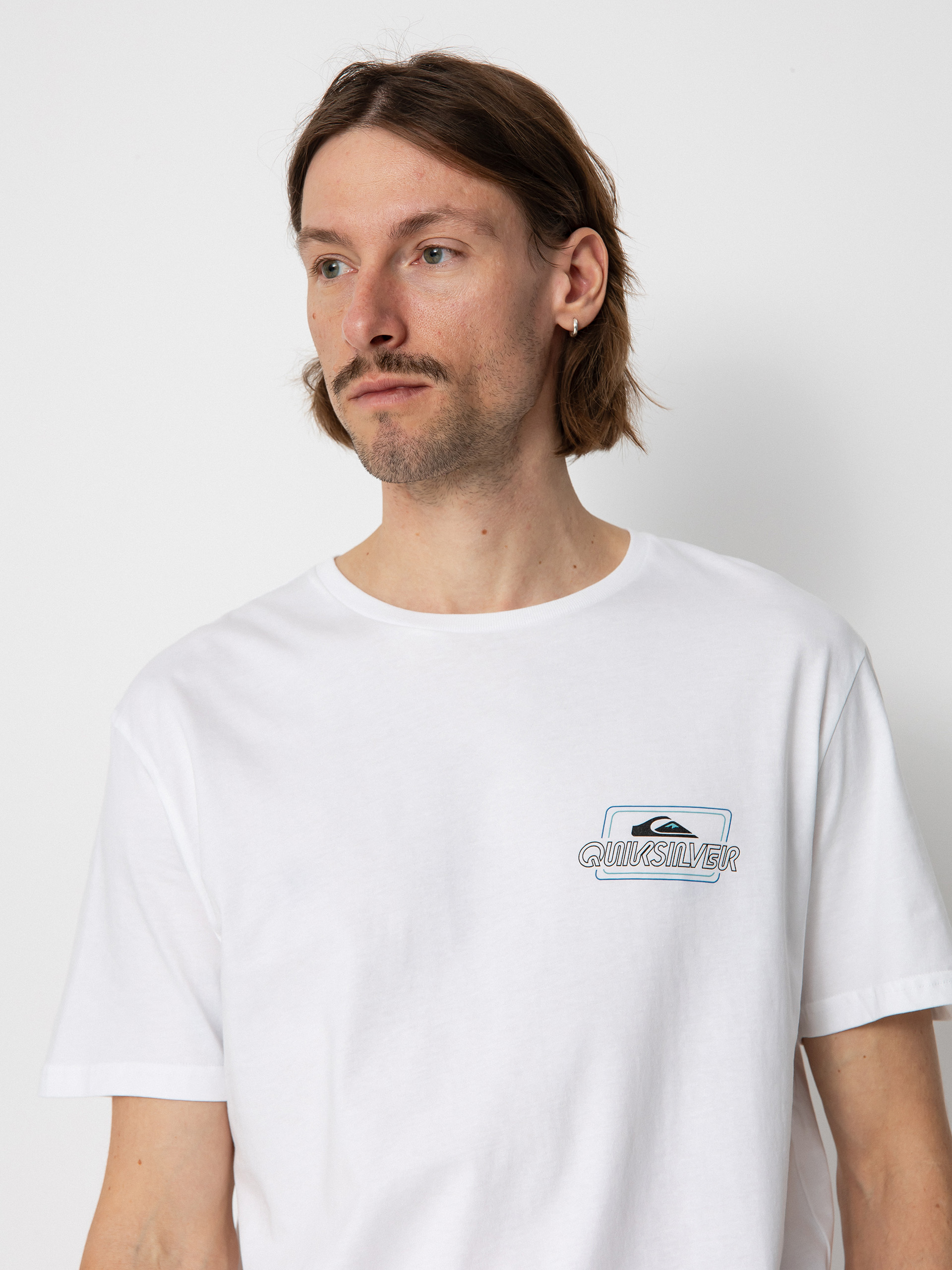 T-shirt Quiksilver Line By Line (white)