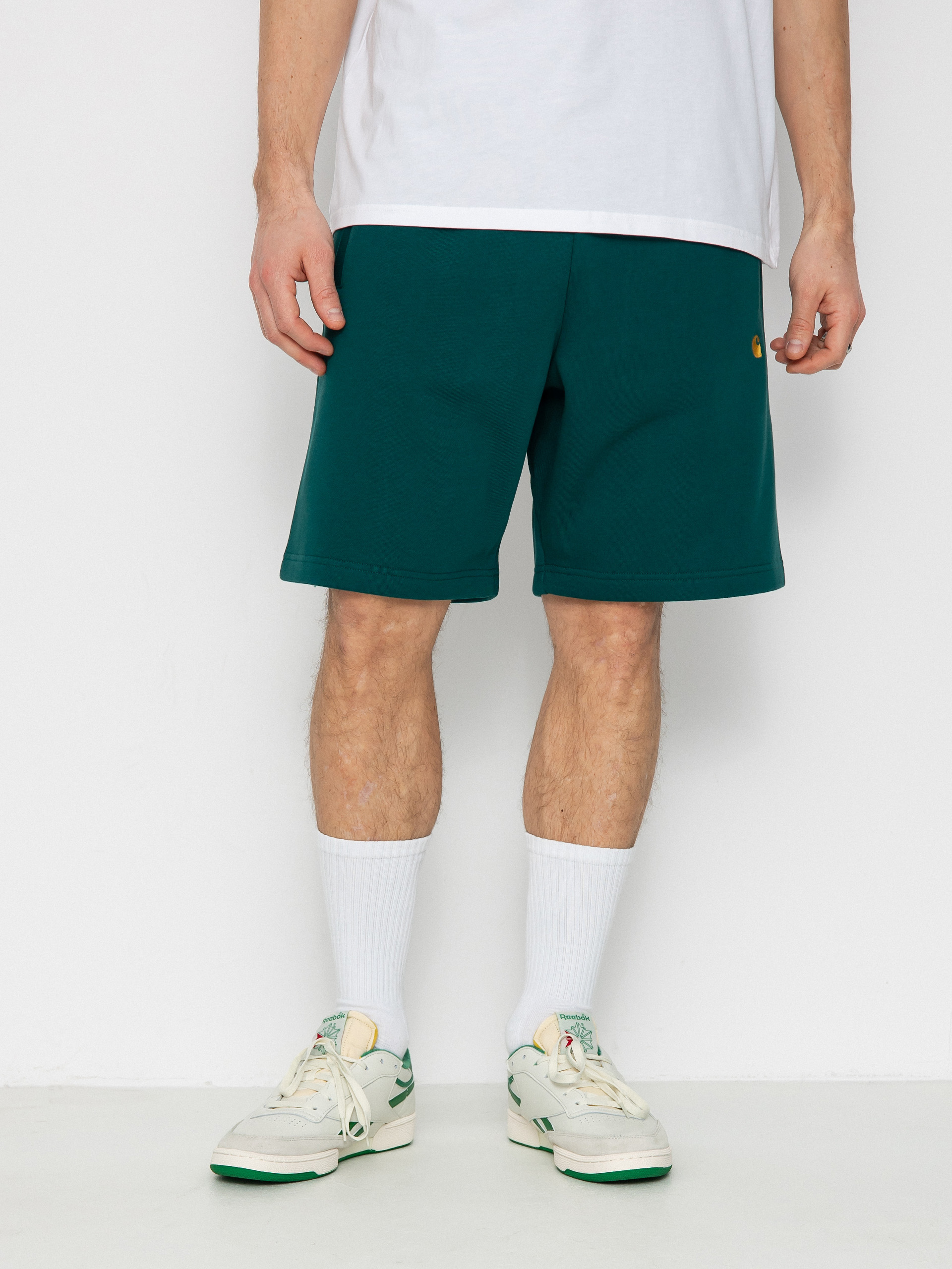 Szorty Carhartt WIP Chase (chervil/gold)