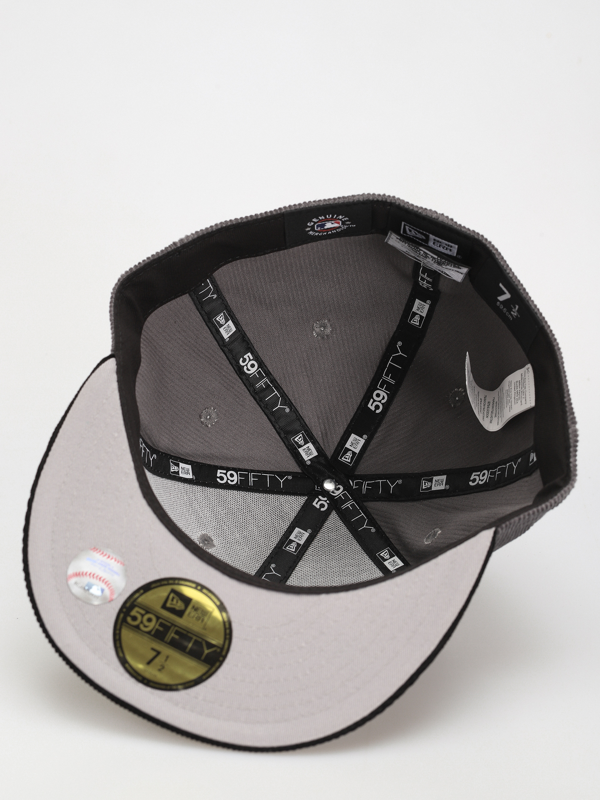 Czapka z daszkiem New Era Cord 59Fifty Chicago White Sox (gray/black)