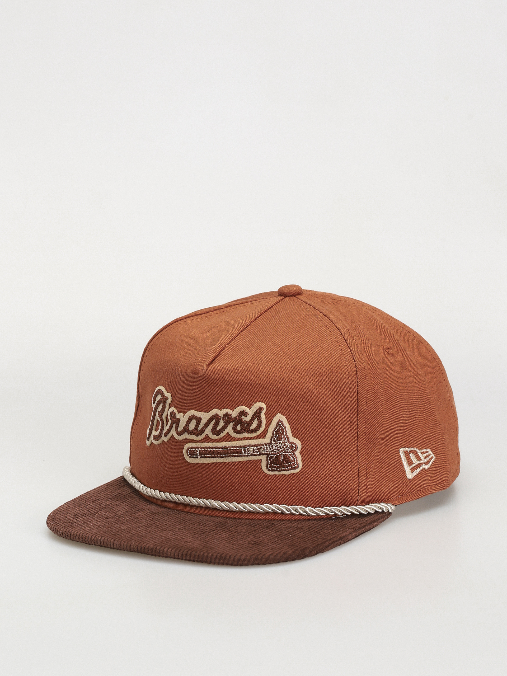 Czapka z daszkiem New Era Cord Golfer Atlanta Braves (brown/orange)