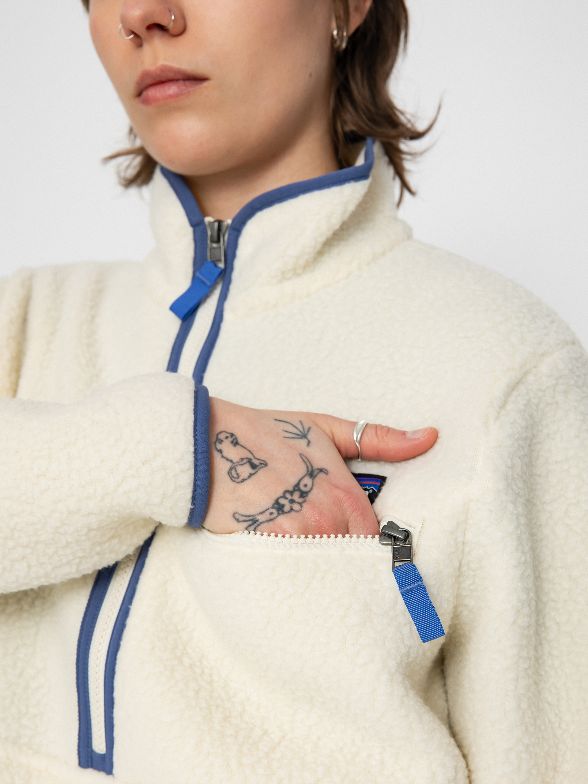 Damski Polar Patagonia Retro Pile Marsupial (natural)