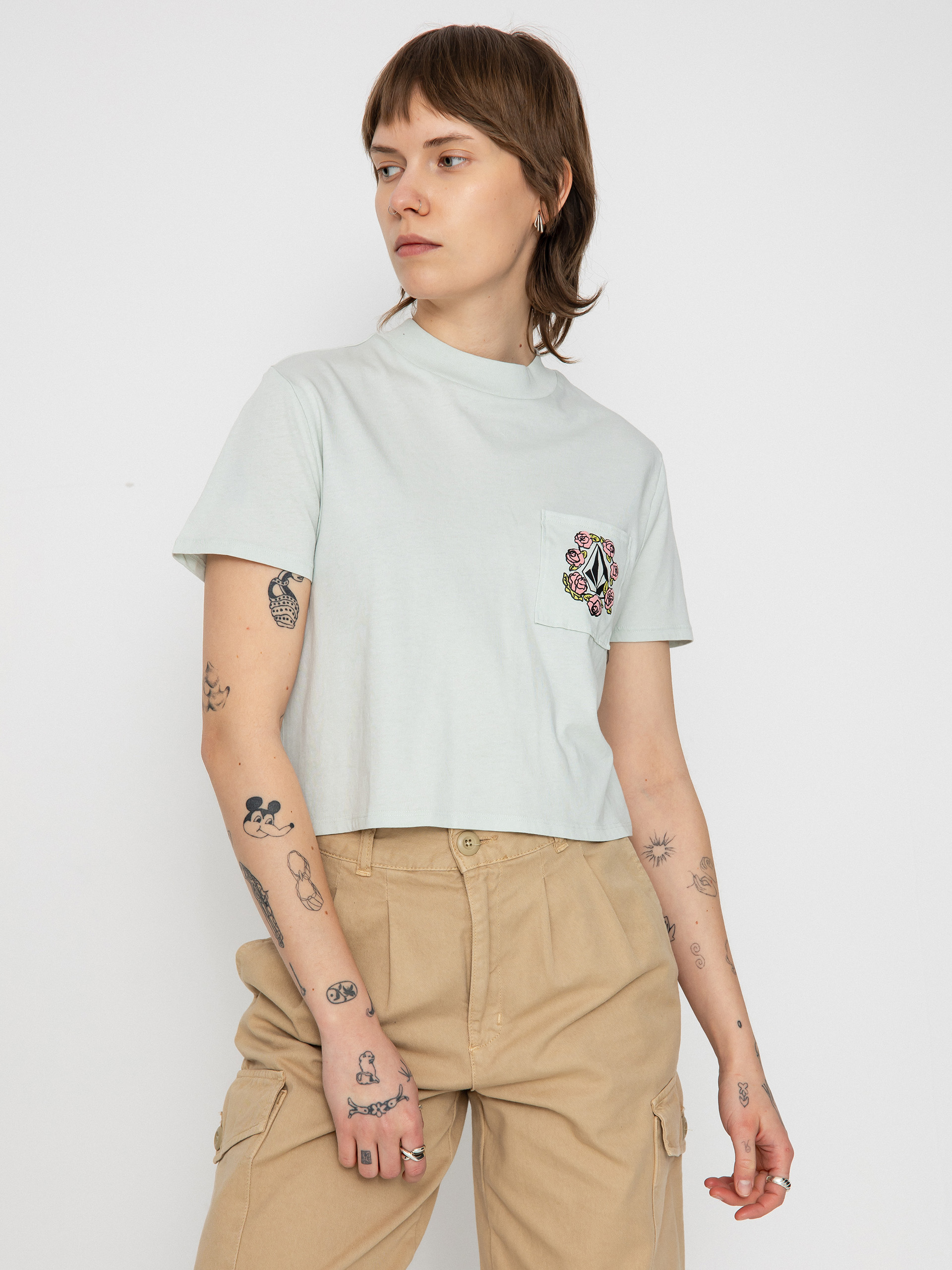 T-shirt Volcom Pocket Dial Wmn (chlorine)