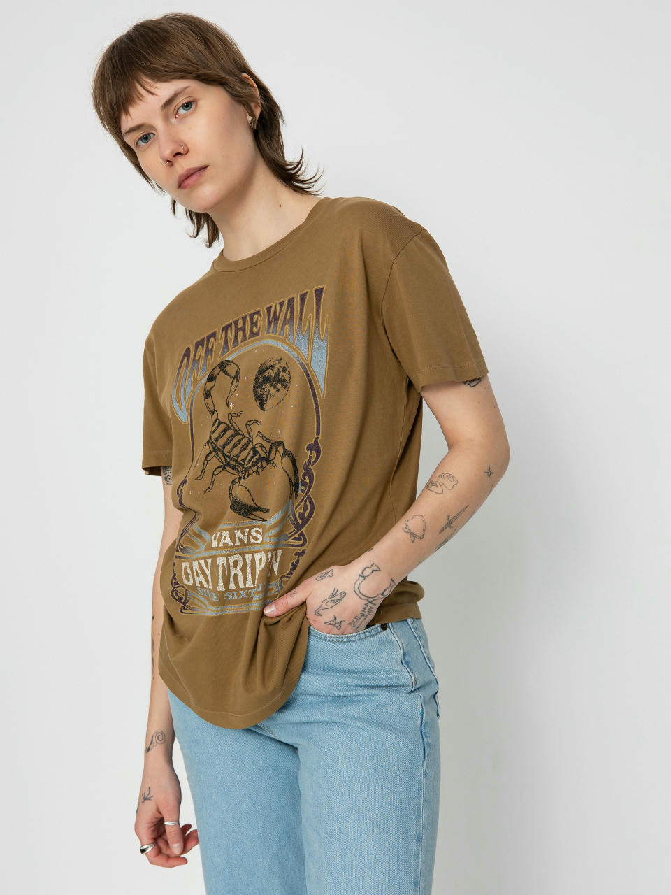 T-shirt Vans Scorp Trip Bff Wmn (otter)