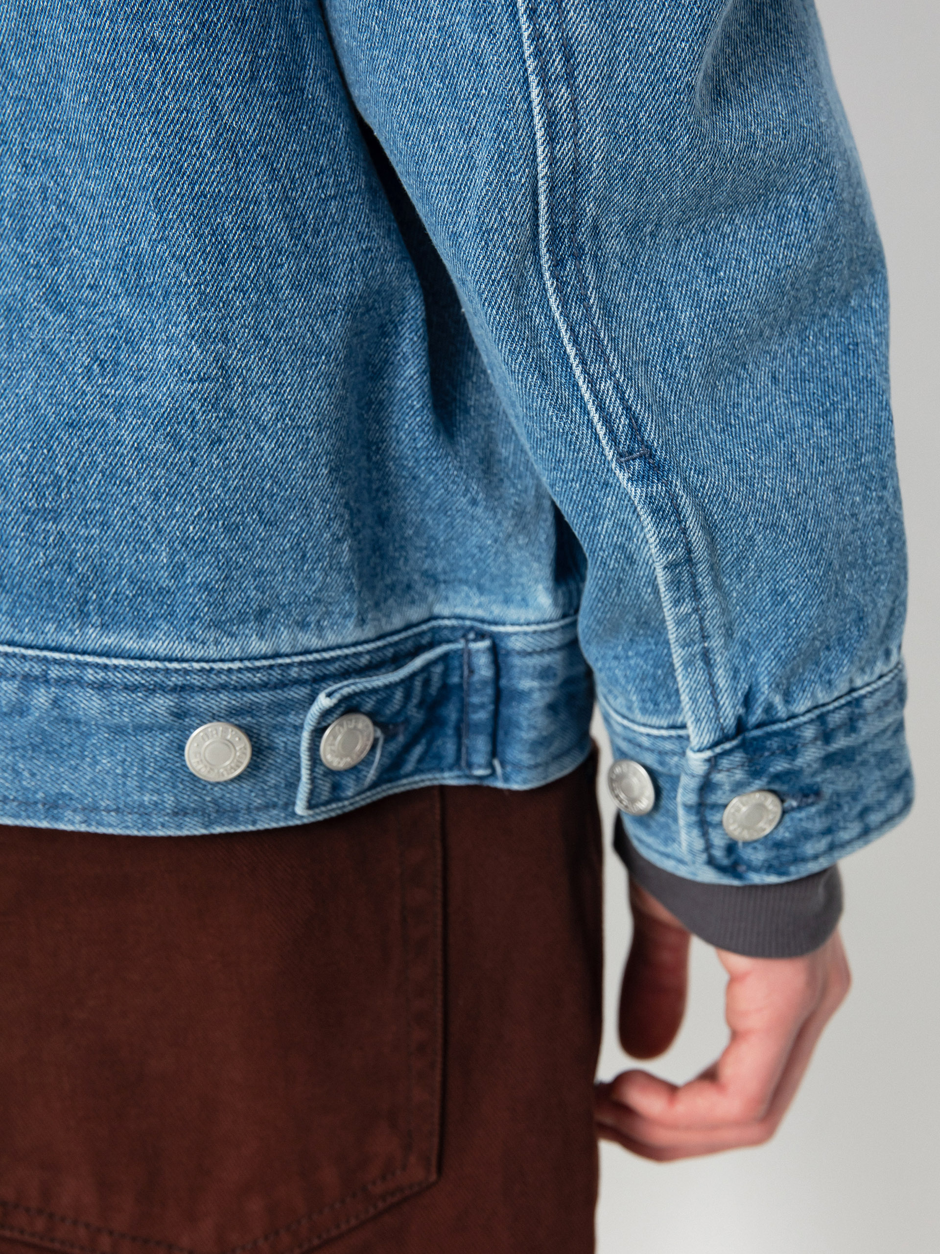 Kurtka OBEY Easton (light indigo)