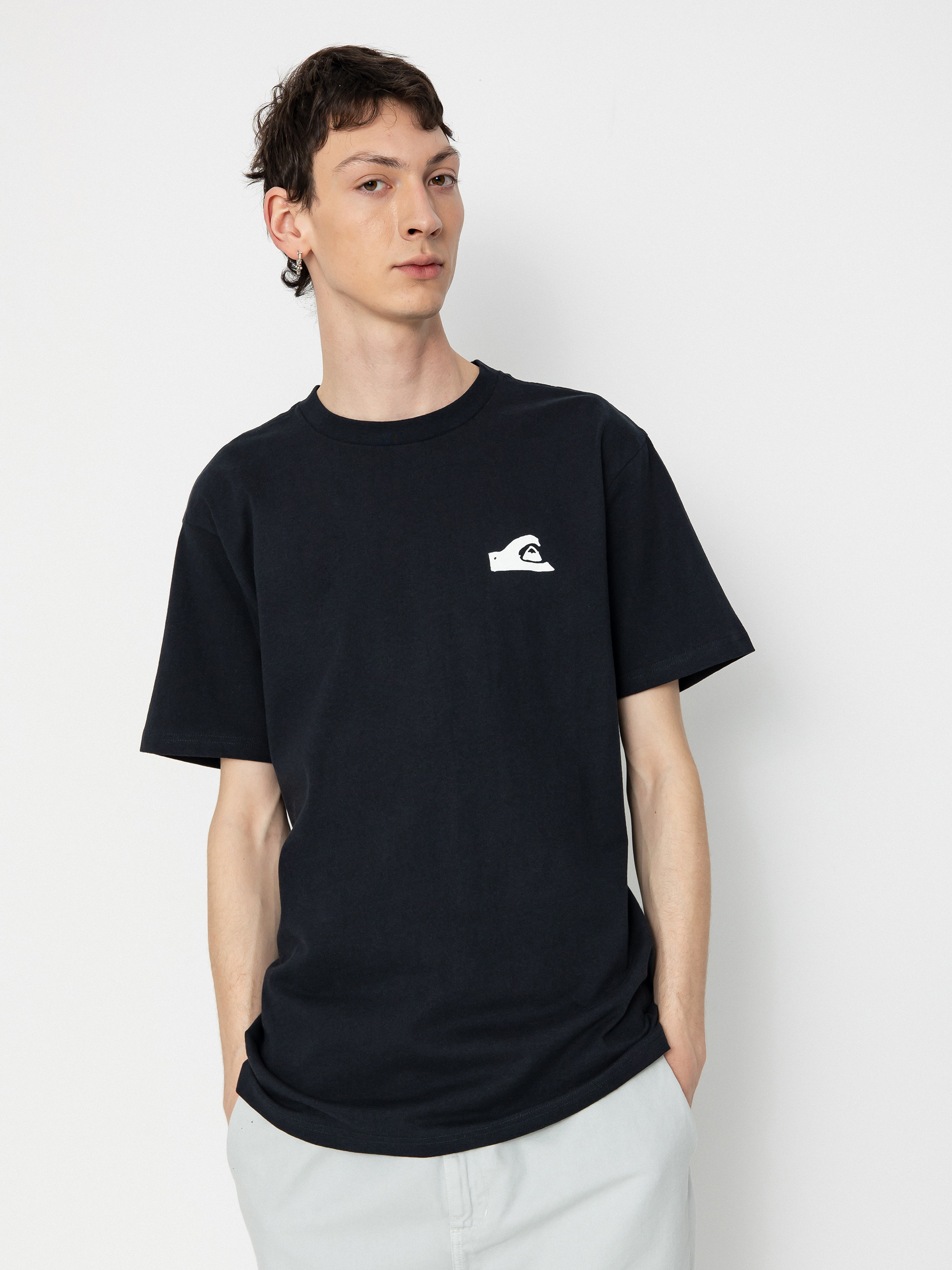 T-shirt Quiksilver Qs Mikey Logo Dna (black)