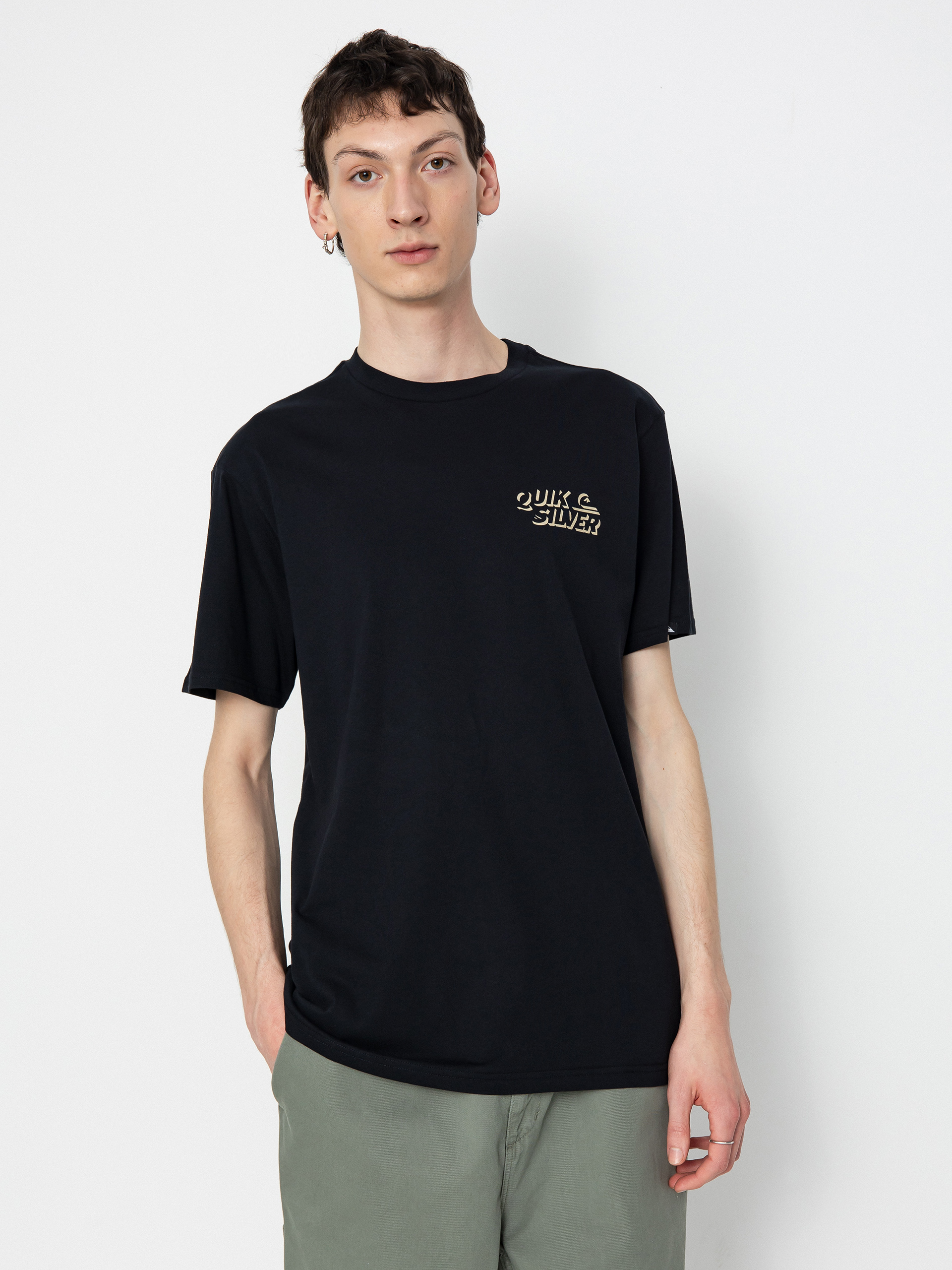 T-shirt Quiksilver Shadow Knock (black)
