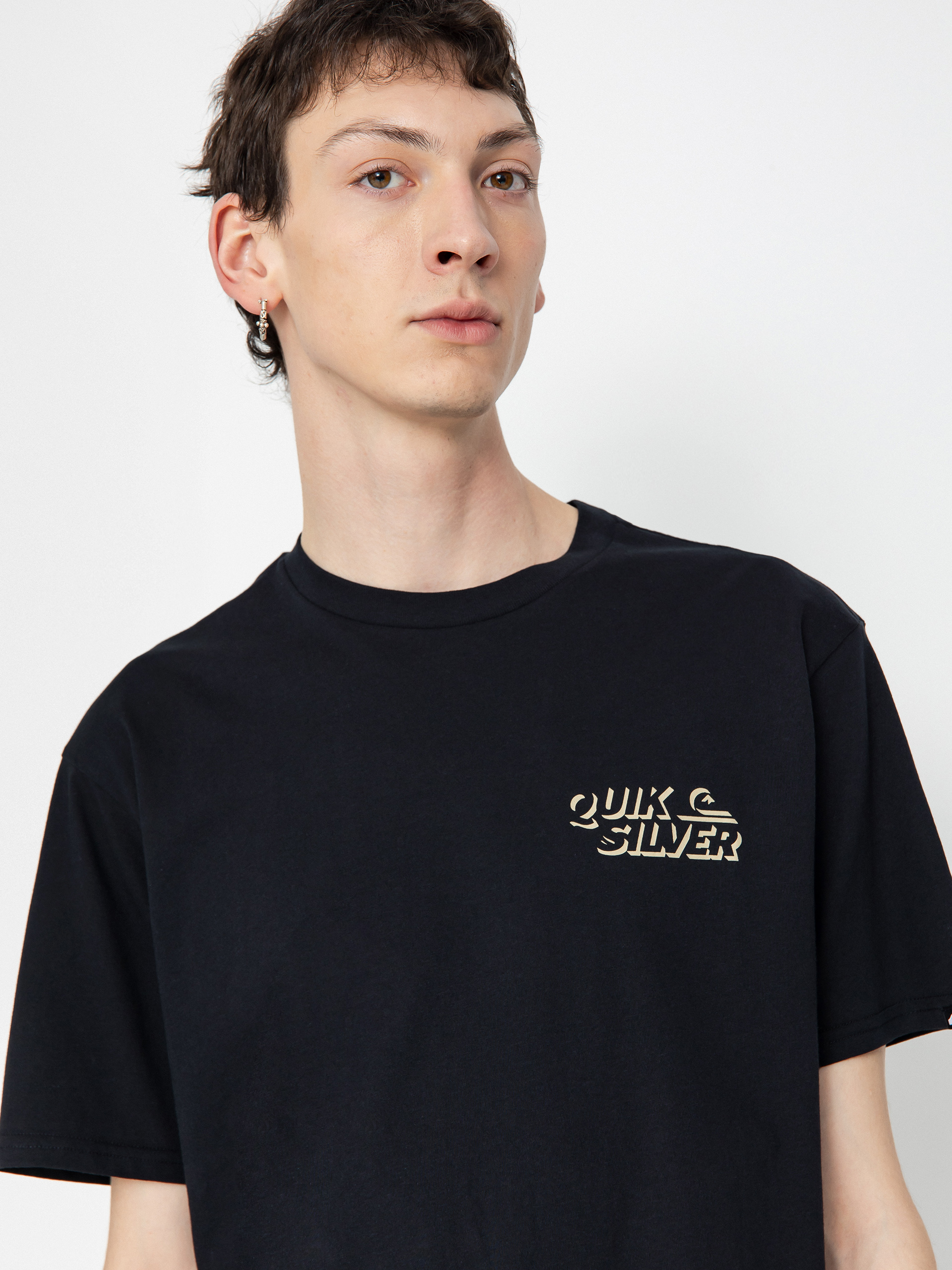 T-shirt Quiksilver Shadow Knock (black)