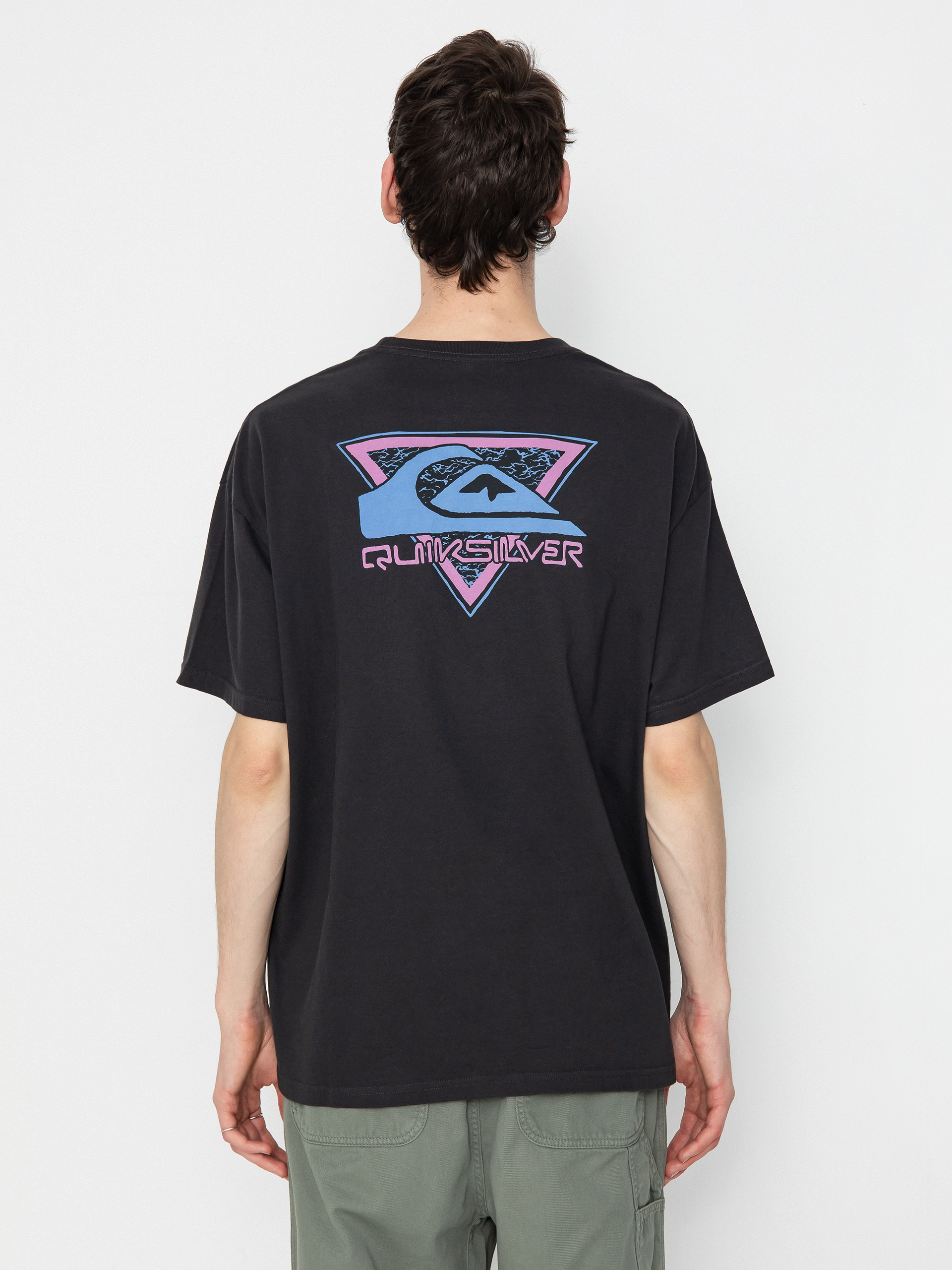 T-shirt Quiksilver Take Us Back Logo (tarmac) 