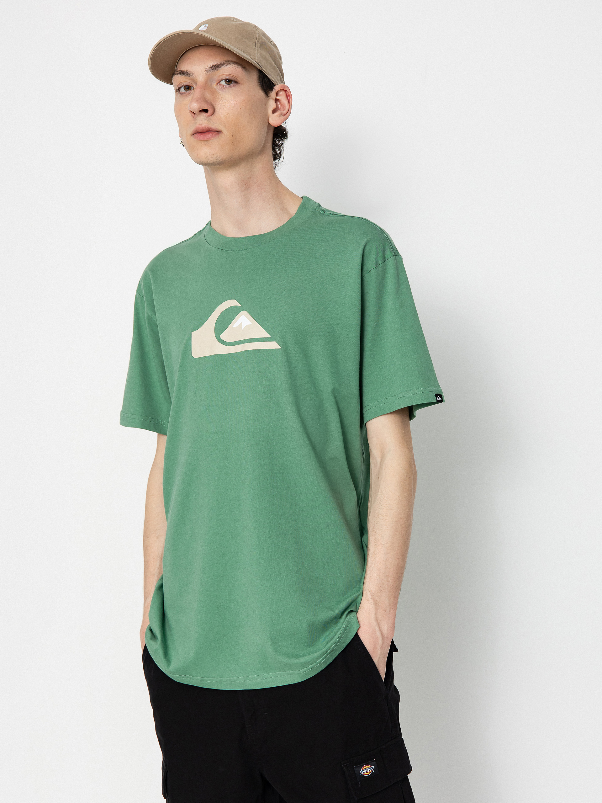 T-shirt Quiksilver Comp Logo (frosty spruce)