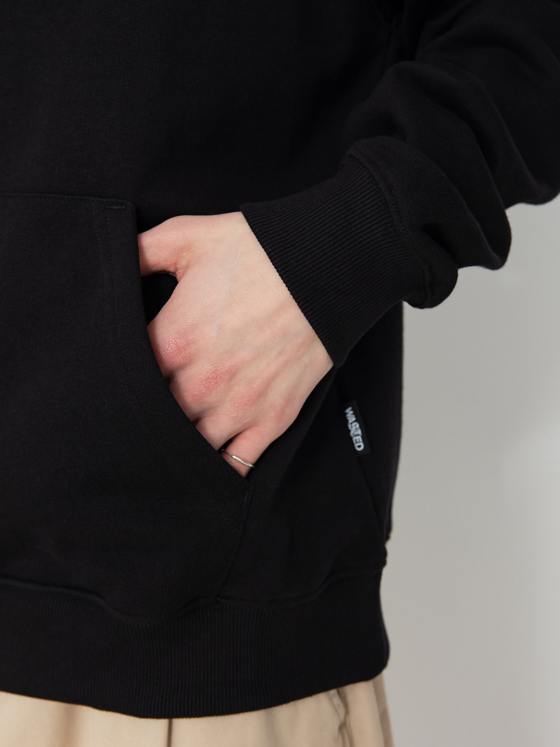 Bluza z kapturem Wasted Paris Creep HD (black)