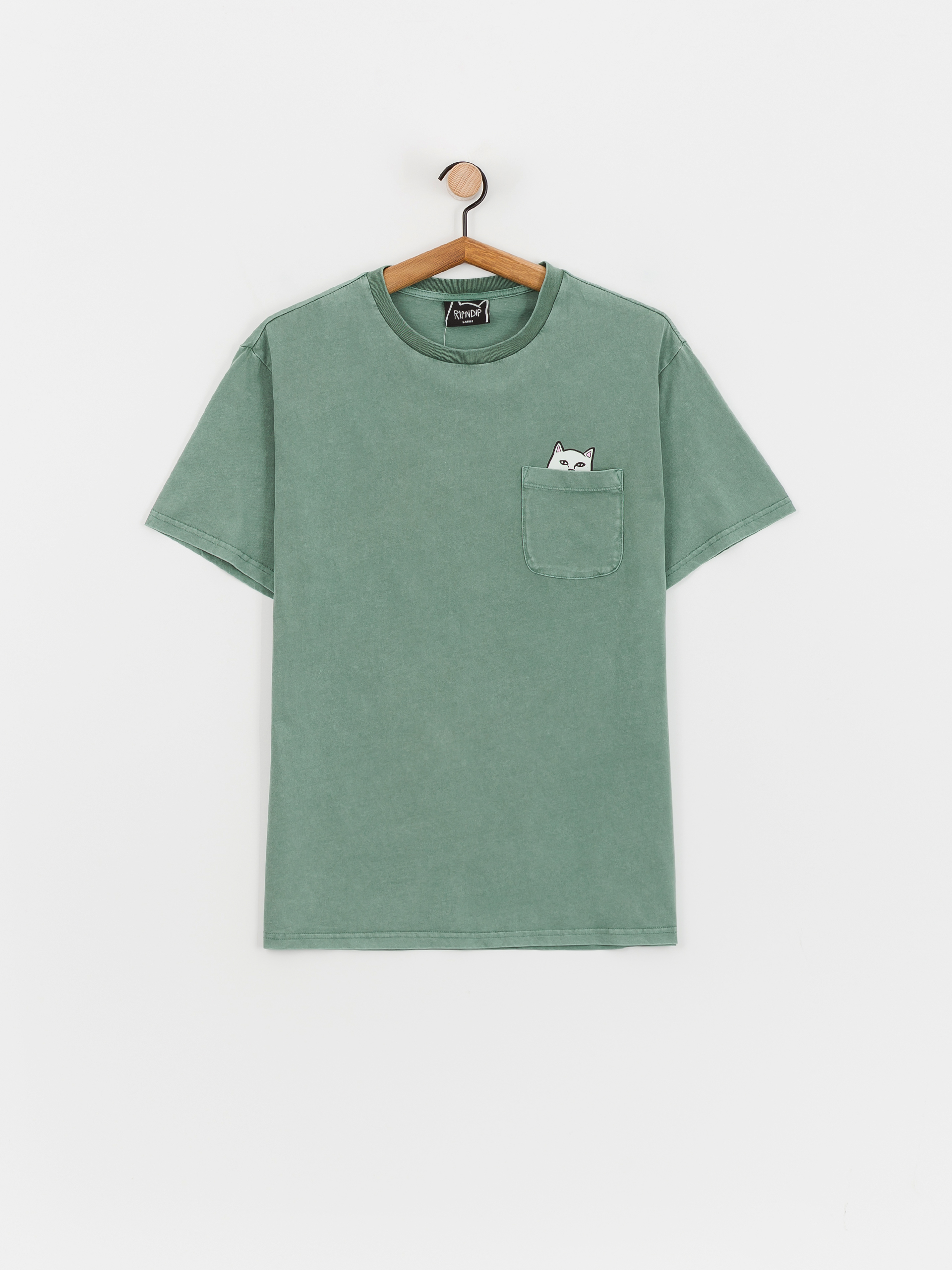 T-shirt RipNDip Lord Nermal Pocket (olive mineral)