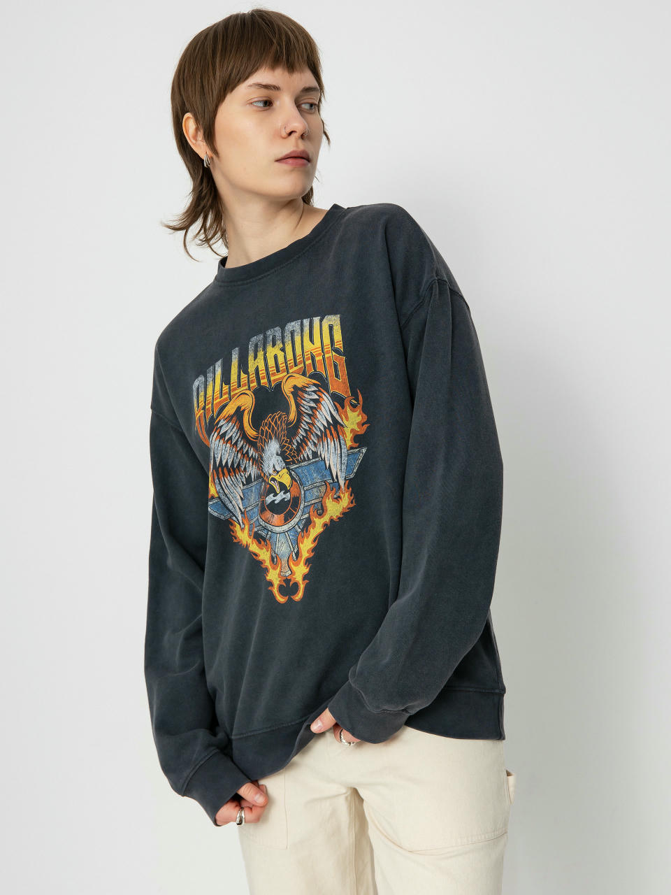 Bluza Billabong Thunder Crew Wmn (off black)