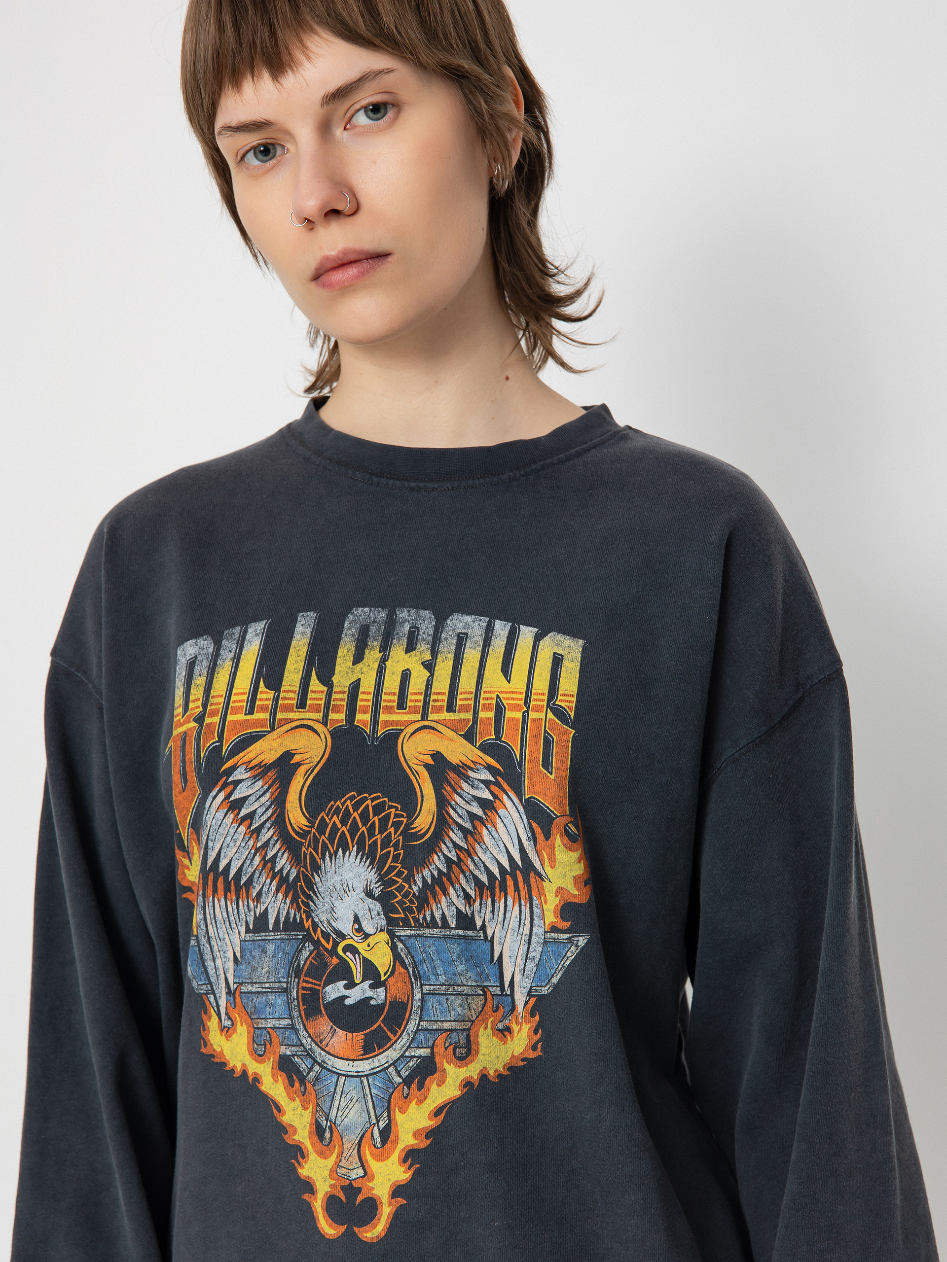Bluza Billabong Thunder Crew Wmn (off black)