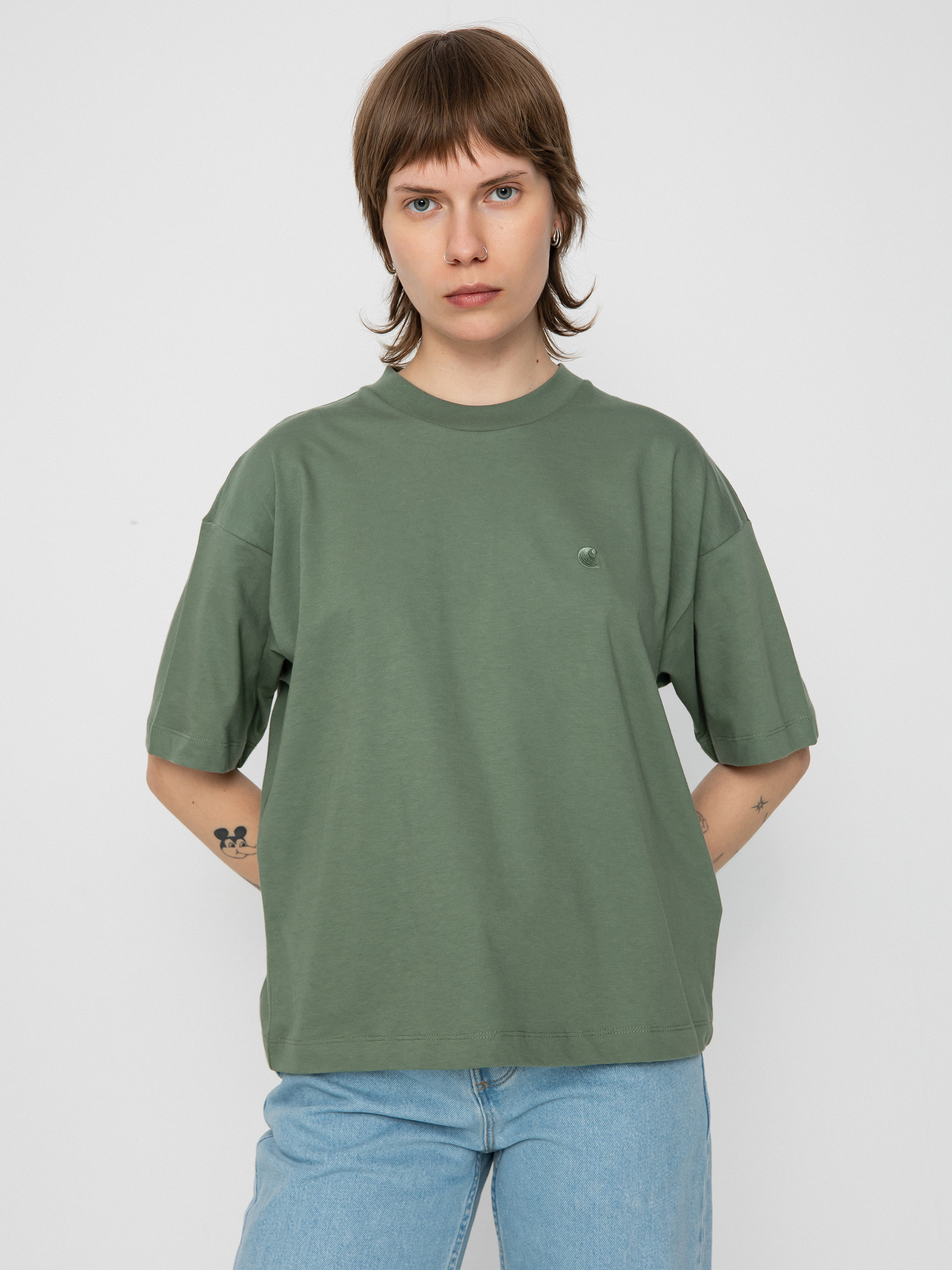 T-shirt Carhartt WIP Chester Wmn (park)