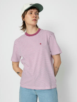 T-shirt Carhartt WIP Coleen Wmn (coleen stripe/white/magenta)