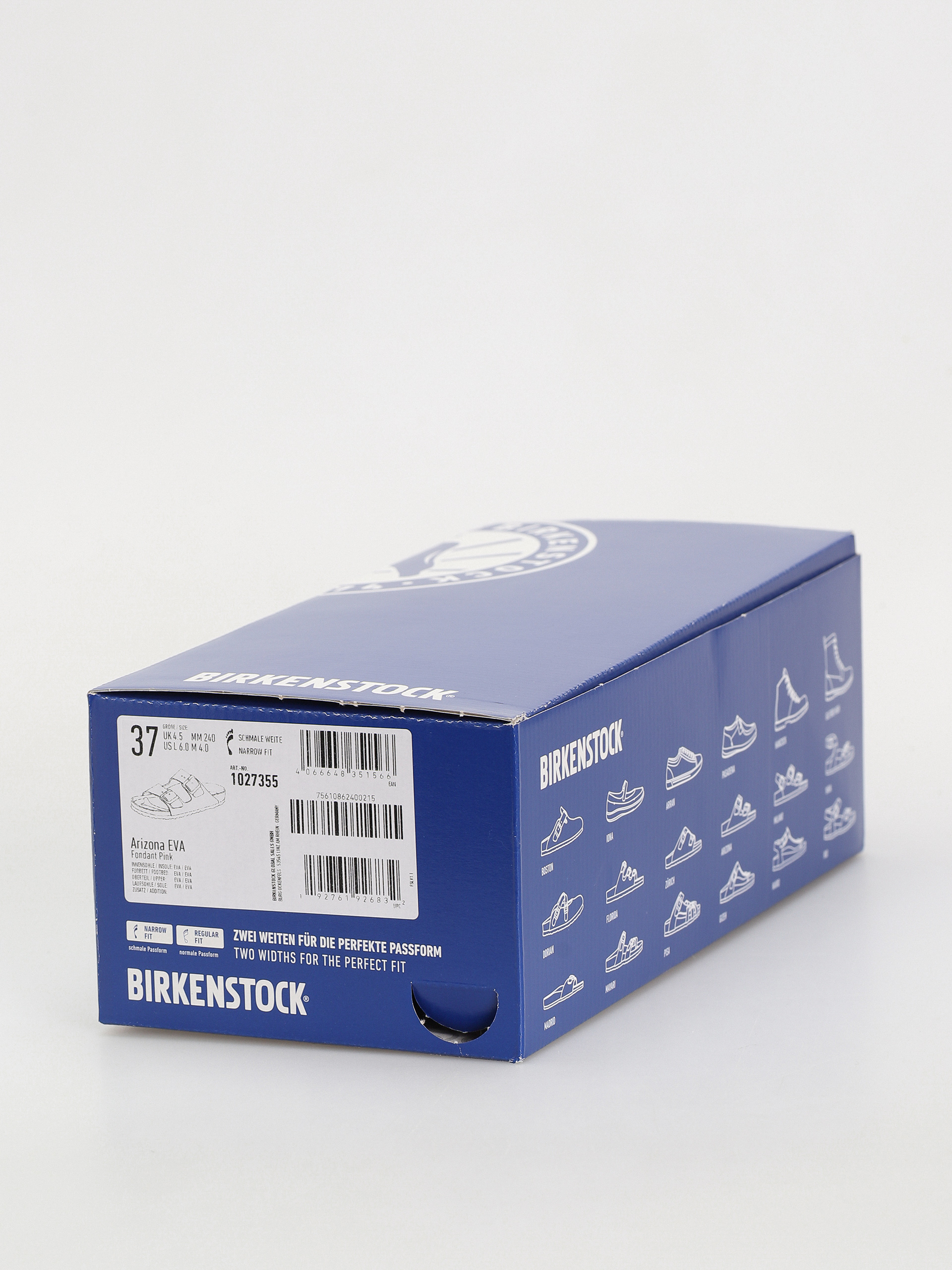 Klapki Birkenstock Arizona Essentials EVA Narrow Wmn (fondant pink)