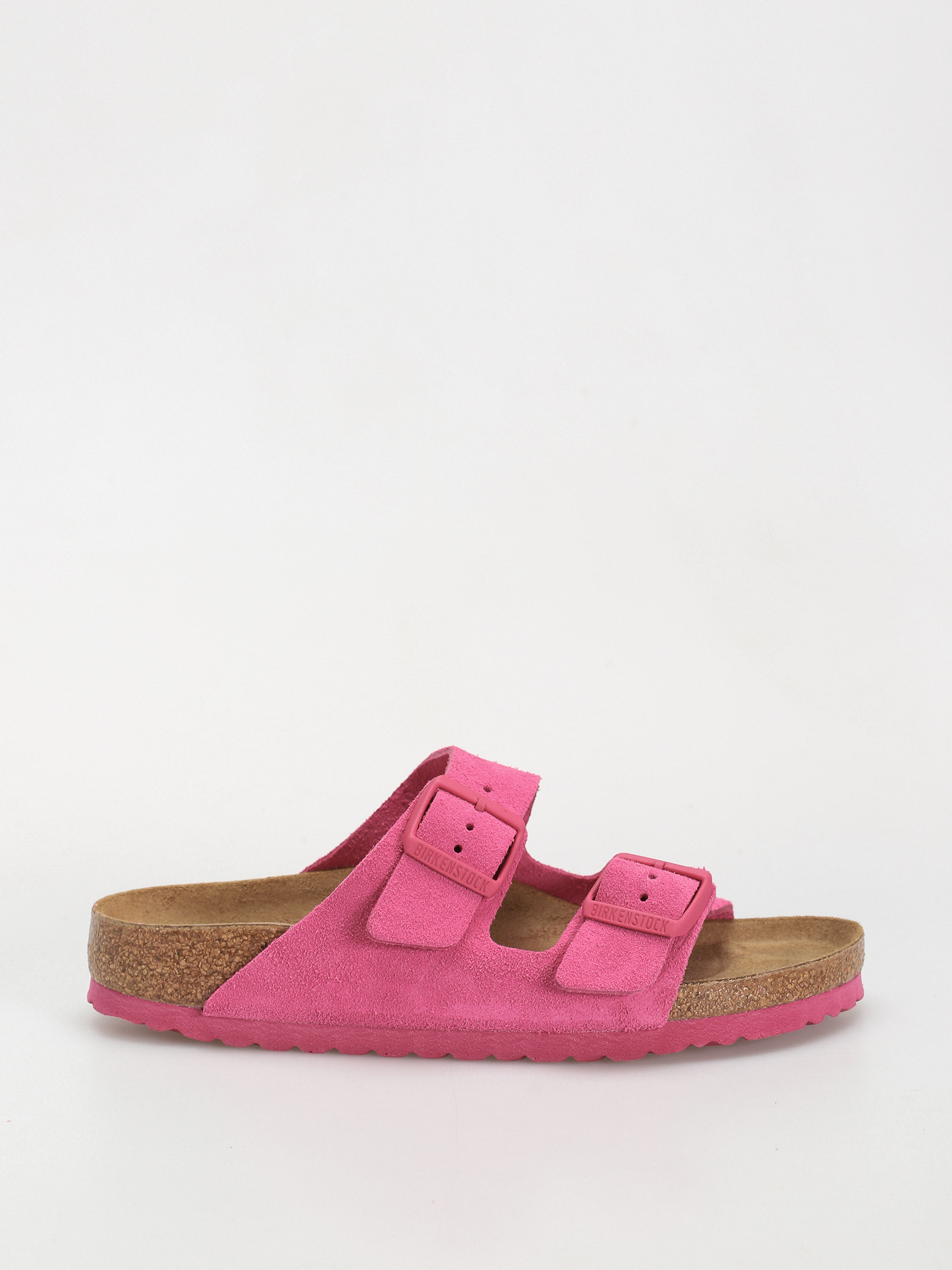 Klapki Birkenstock Arizona Suede Leather Narrow Wmn (fuchsia tulip)