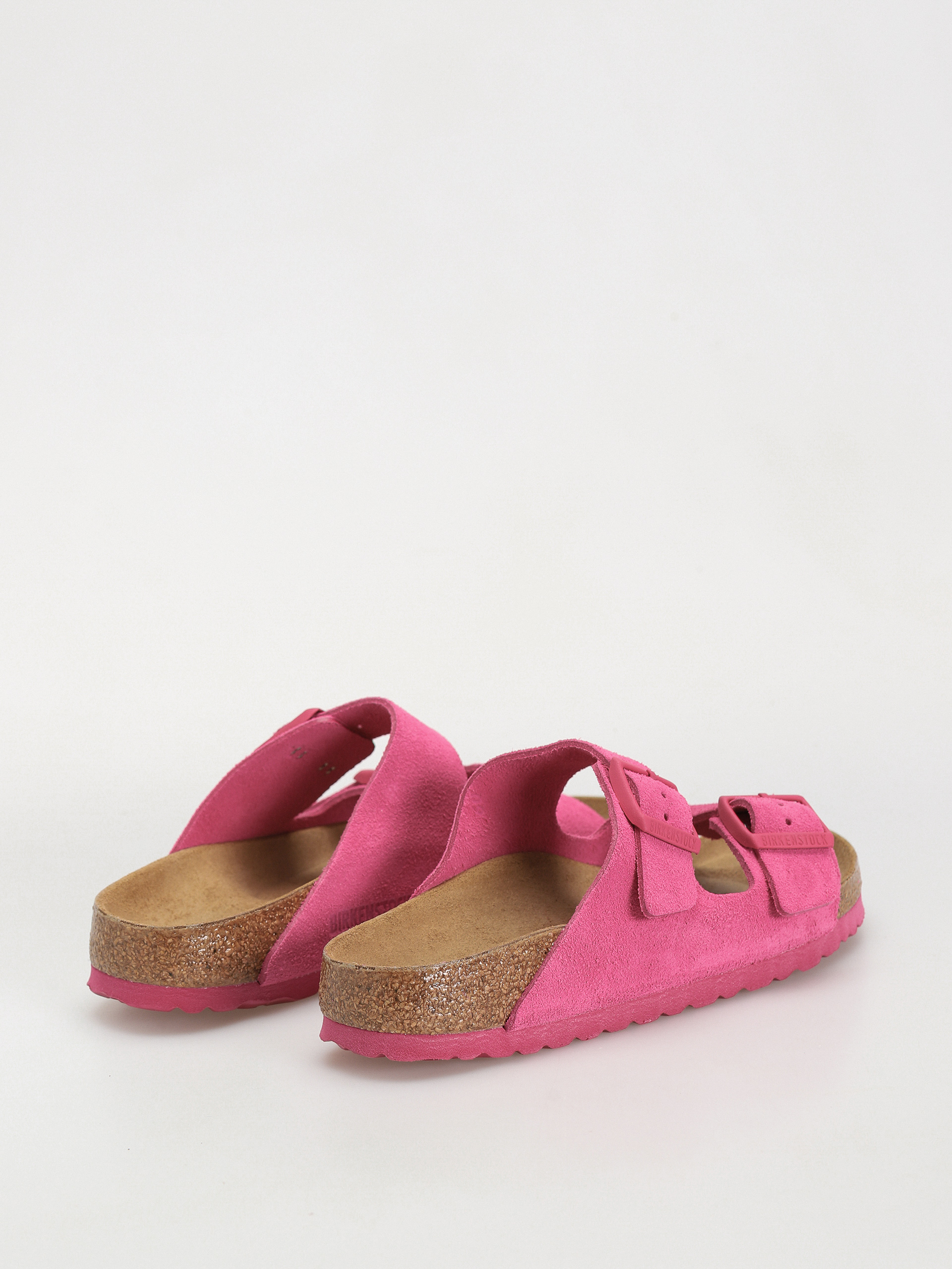 Klapki Birkenstock Arizona Suede Leather Narrow Wmn (fuchsia tulip)