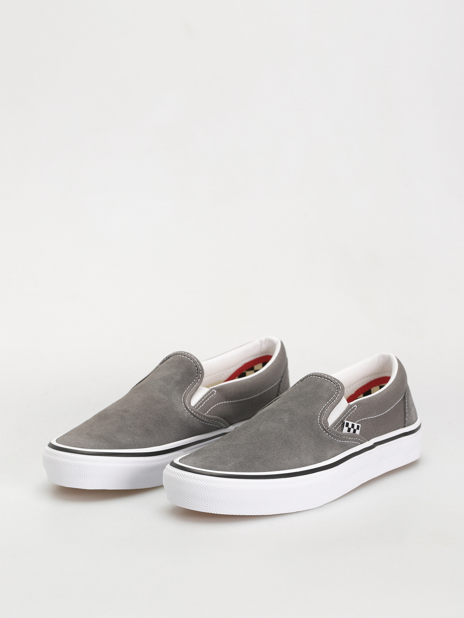 Buty Vans Skate Slip On (pewter/white)
