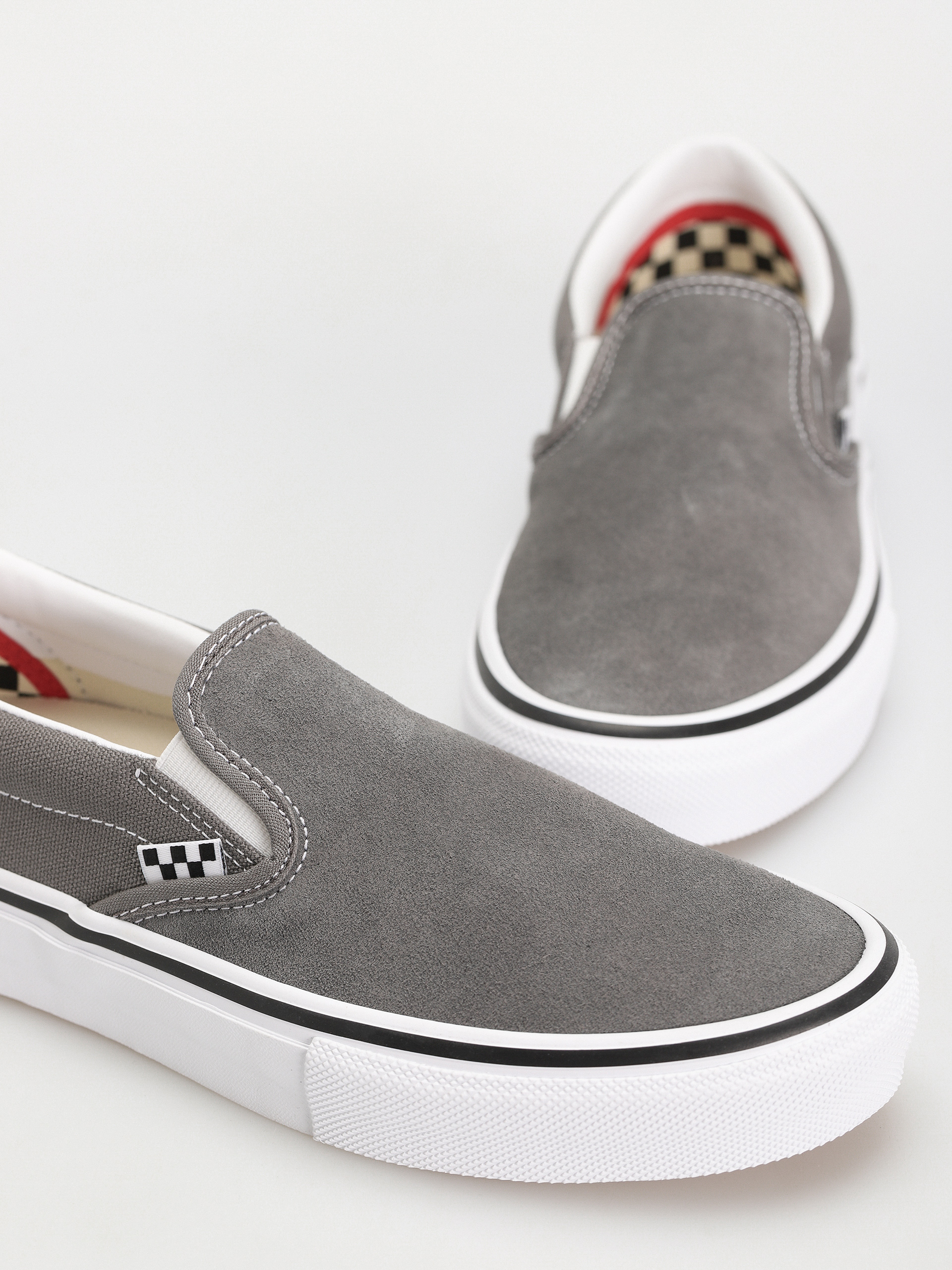Buty Vans Skate Slip On (pewter/white)