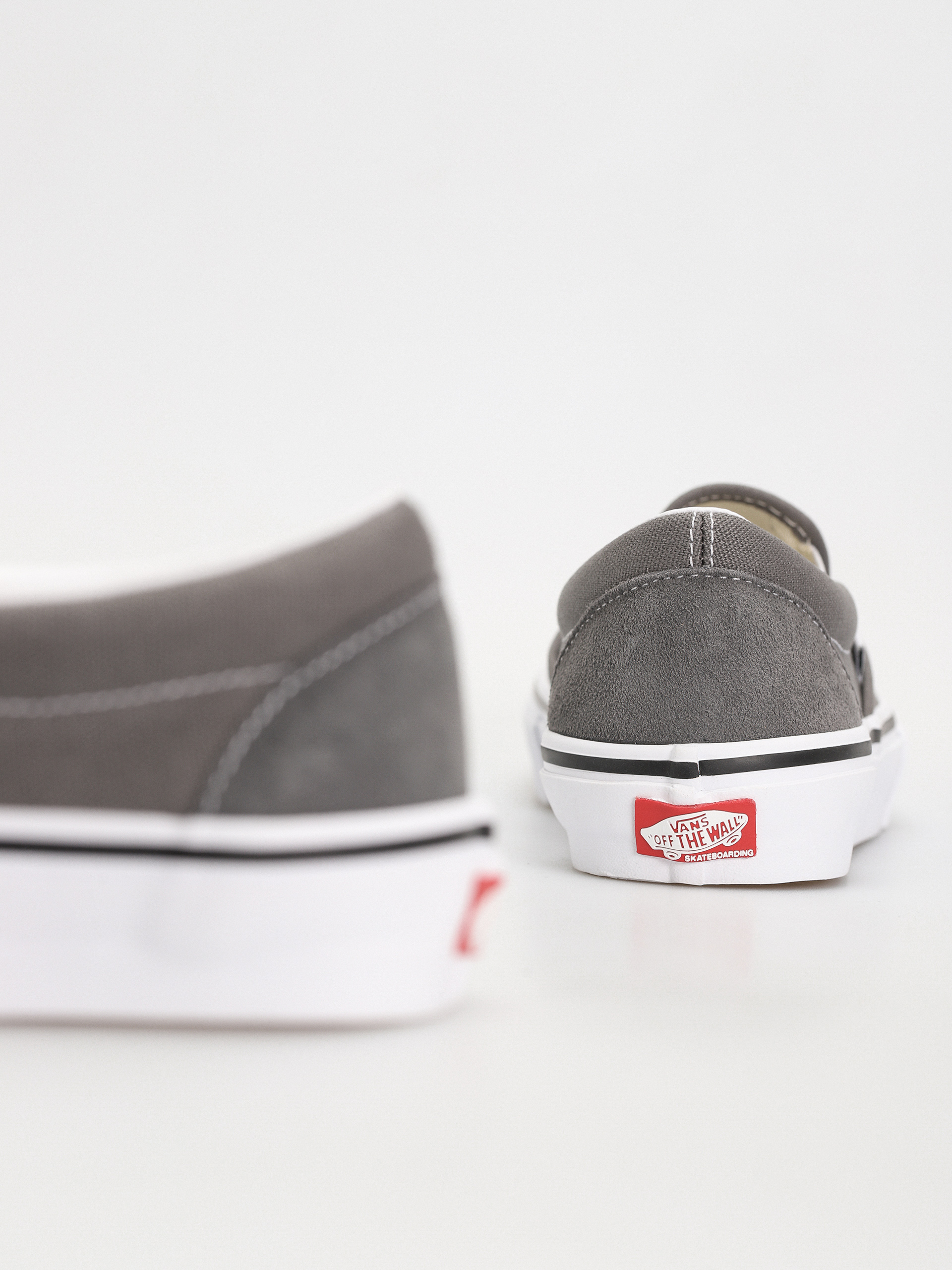 Buty Vans Skate Slip On (pewter/white)