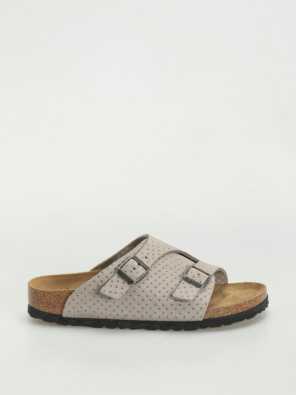 Klapki Birkenstock Zurich Suede Embossed Narrow Wmn (emboss dots stone coin)