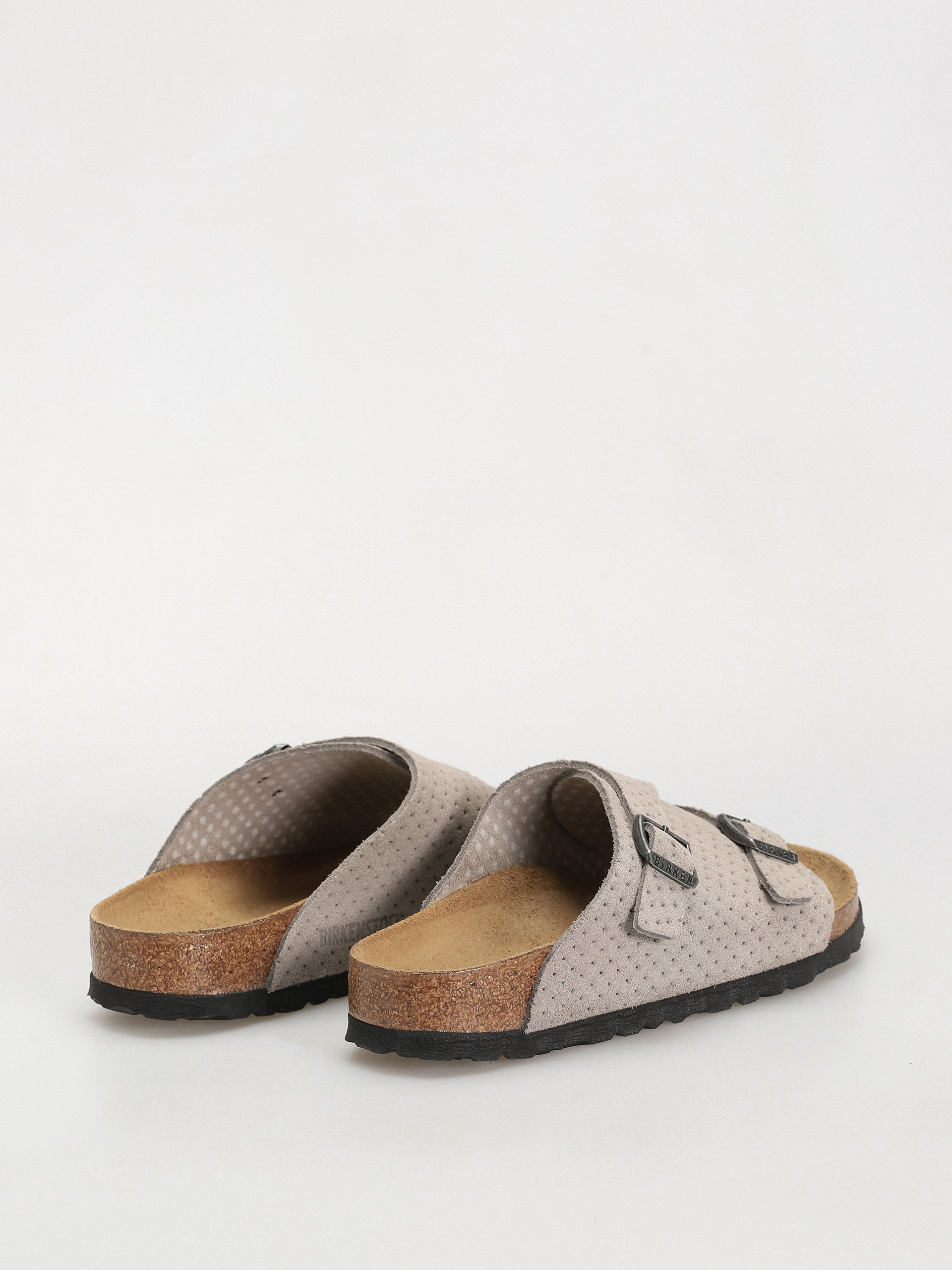 Klapki Birkenstock Zurich Suede Embossed Narrow Wmn (emboss dots stone coin)