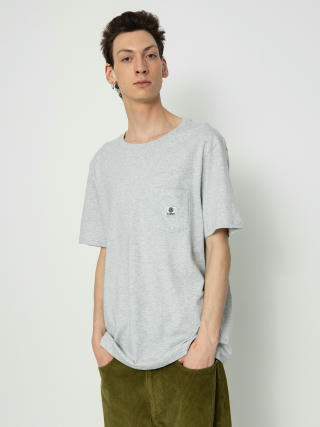 T-shirt Element Basic Pocket Label (mid grey heather)