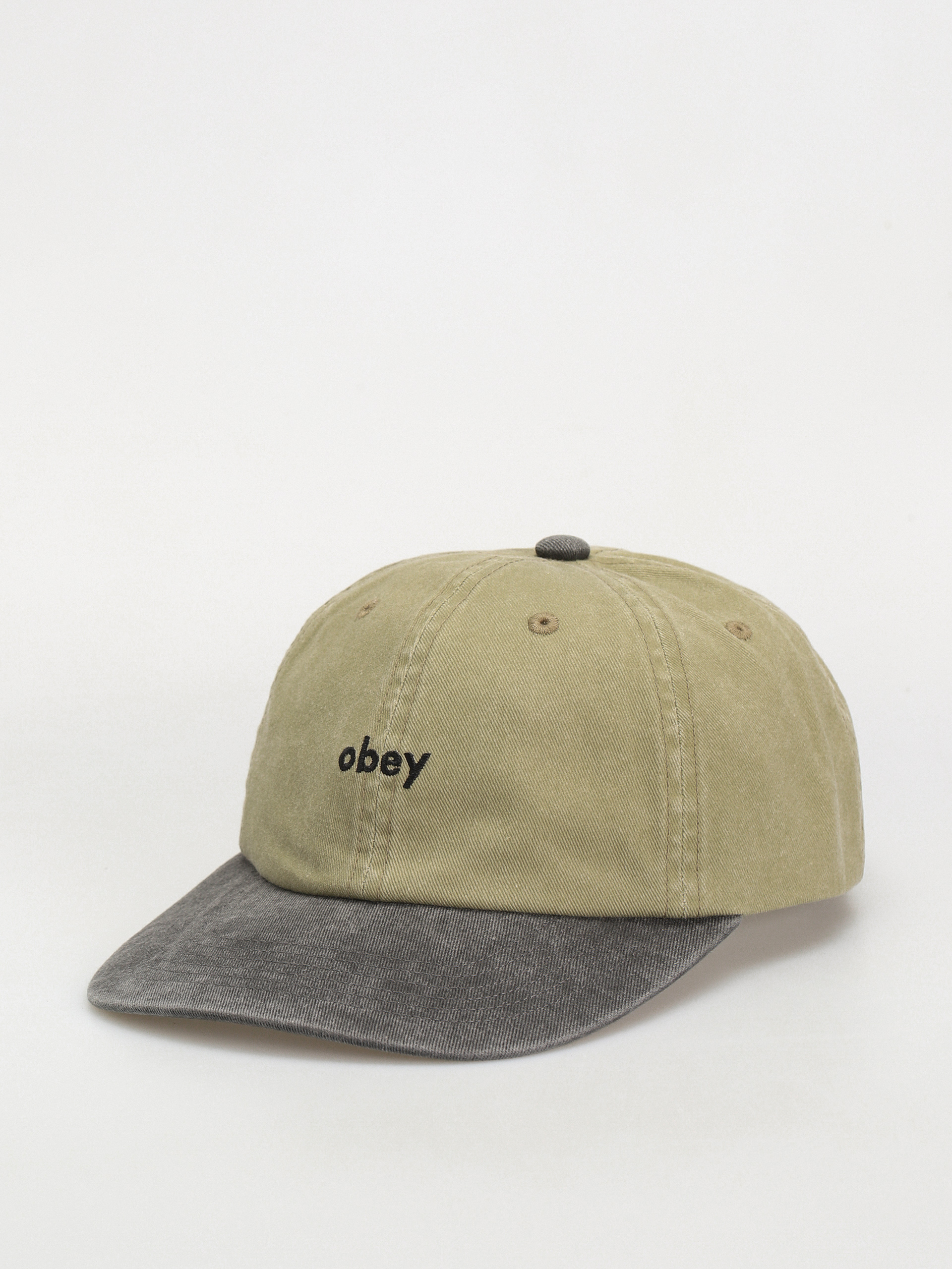Czapka z daszkiem OBEY Pigment 2 Tone Lowercase (pigment khaki multi)
