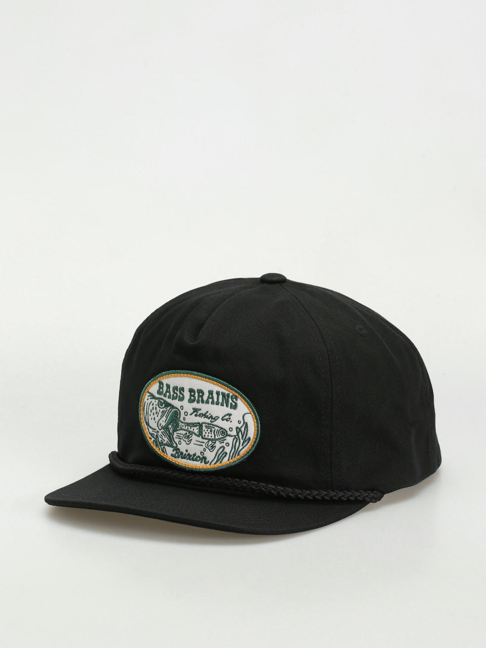 Czapka z daszkiem Brixton Bass Brains Swim Hp Snapback (black)