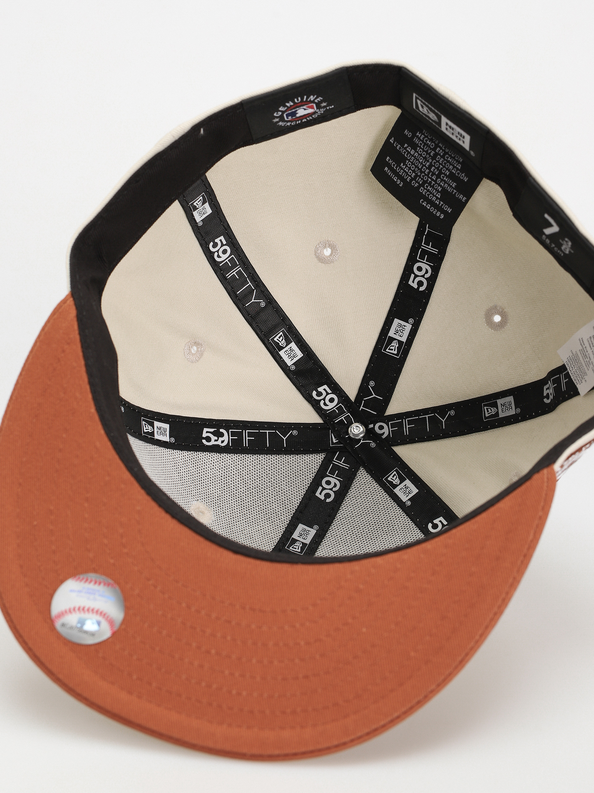 Czapka z daszkiem New Era White Crown 59Fifty Pittsburgh Pirates (brown/ivory)