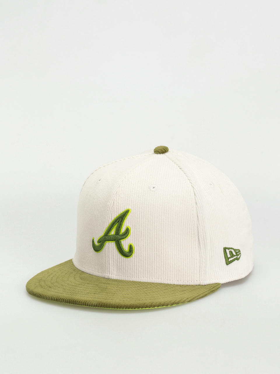 Czapka z daszkiem New Era Cord 59Fifty Atlanta Braves (green/white)