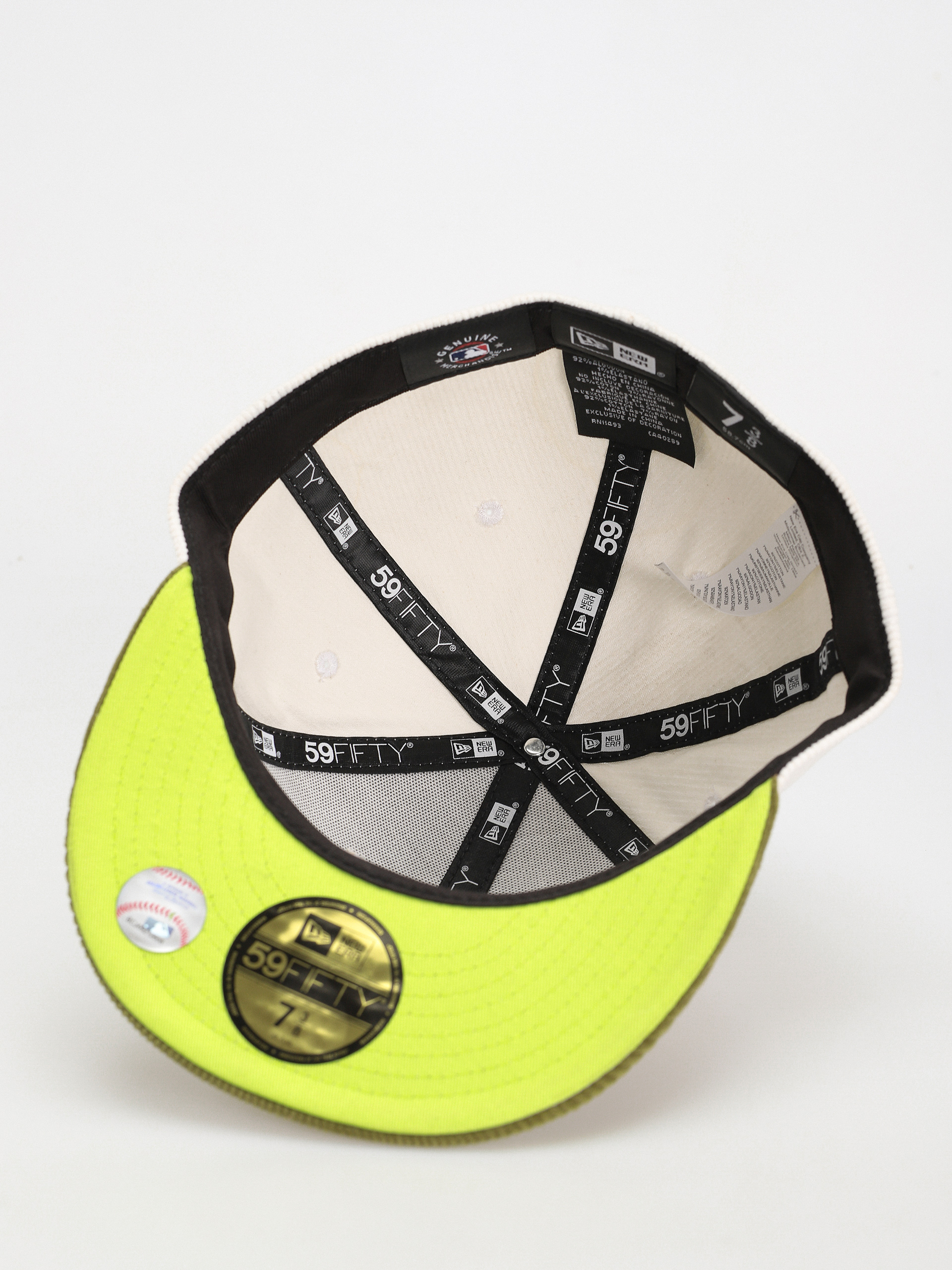 Czapka z daszkiem New Era Cord 59Fifty Atlanta Braves (green/white)